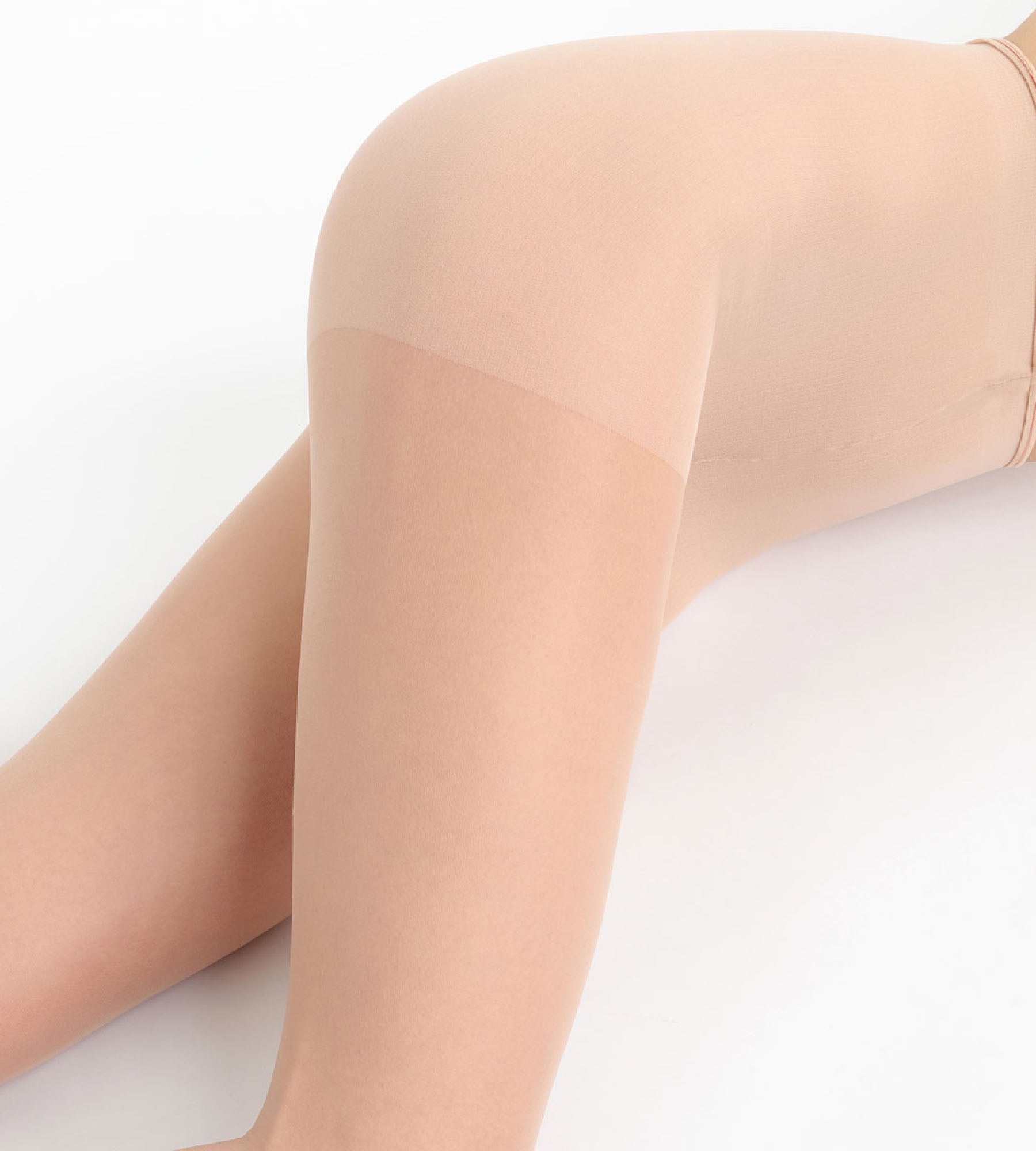 DIM Dim Sublim Voile Nude Women's transparent nude 15D tights Ivory
