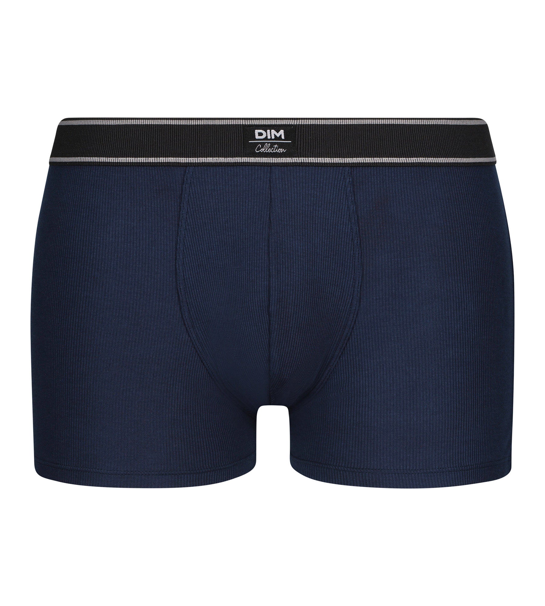 DIM Men's boxer shorts in ribbed modal cotton Dark blue Dim Elegant