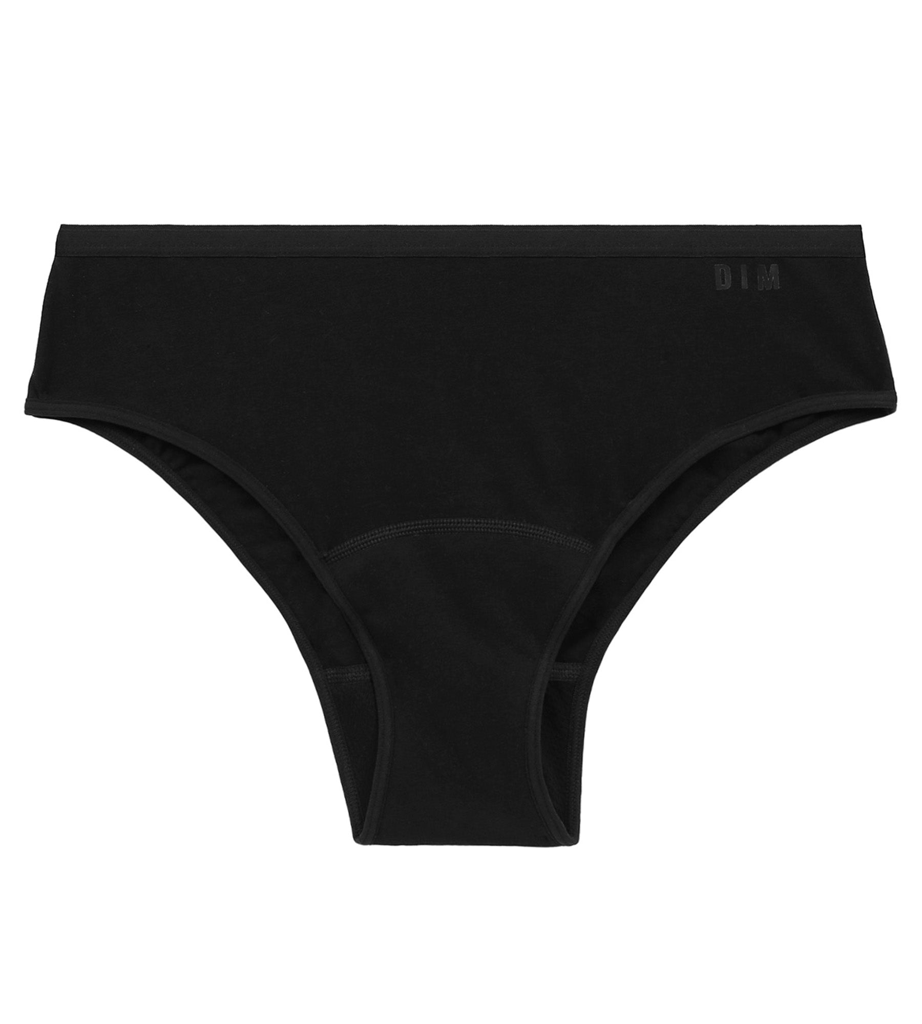 DIM Black Moments Oups DIM washable absorbent stretch cotton knickers