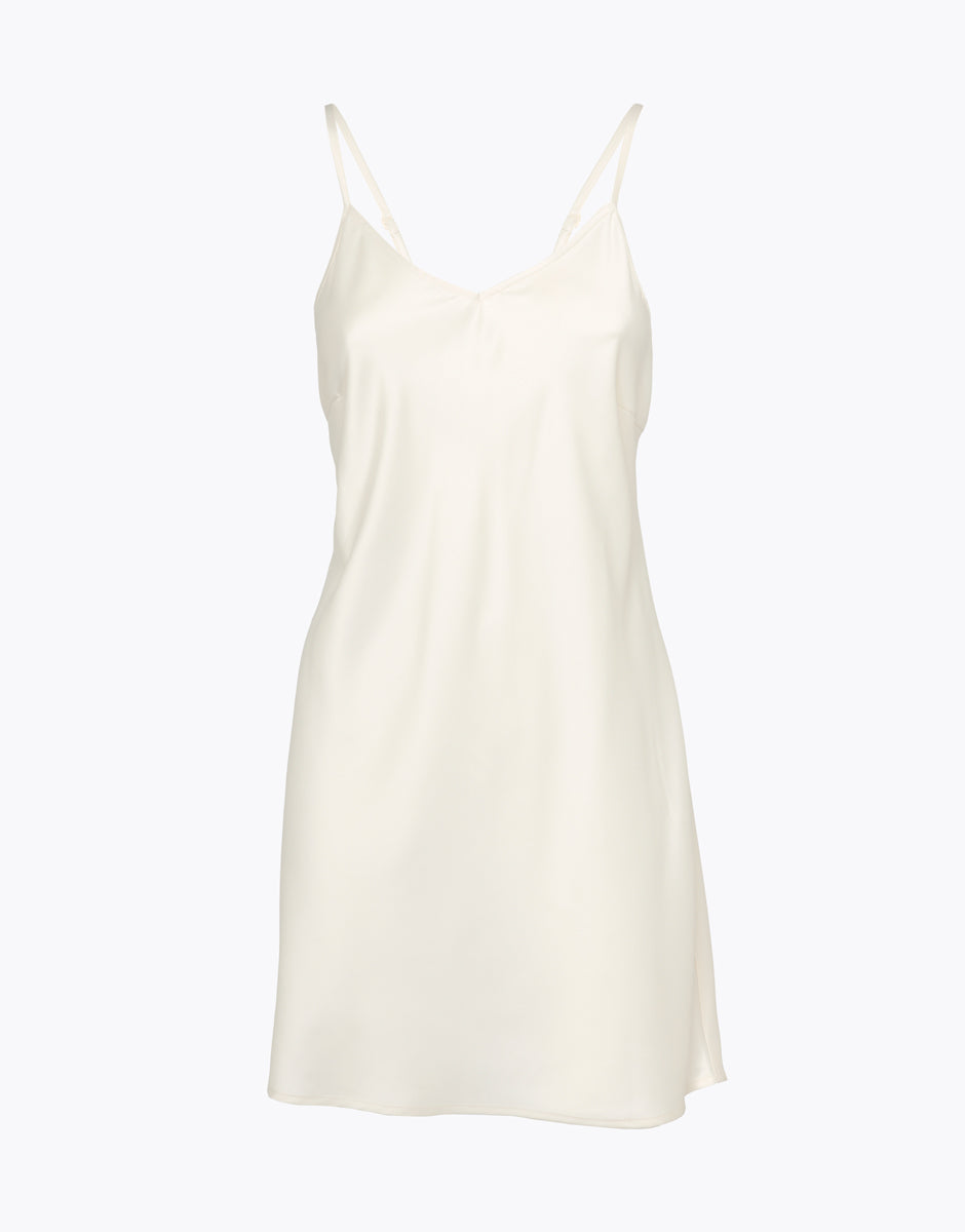 DIM Ivory Satin Nightdress