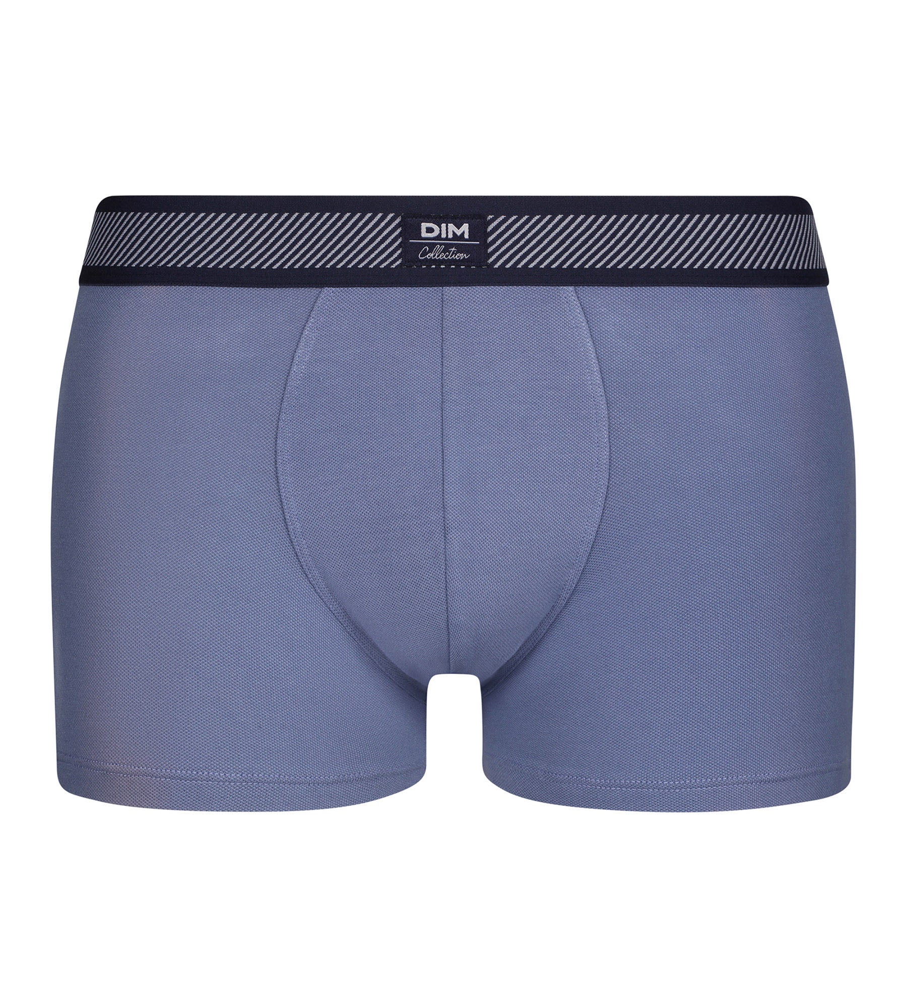 DIM Men's boxer shorts in modal cotton with blue Maya striped waistband Dim Smart