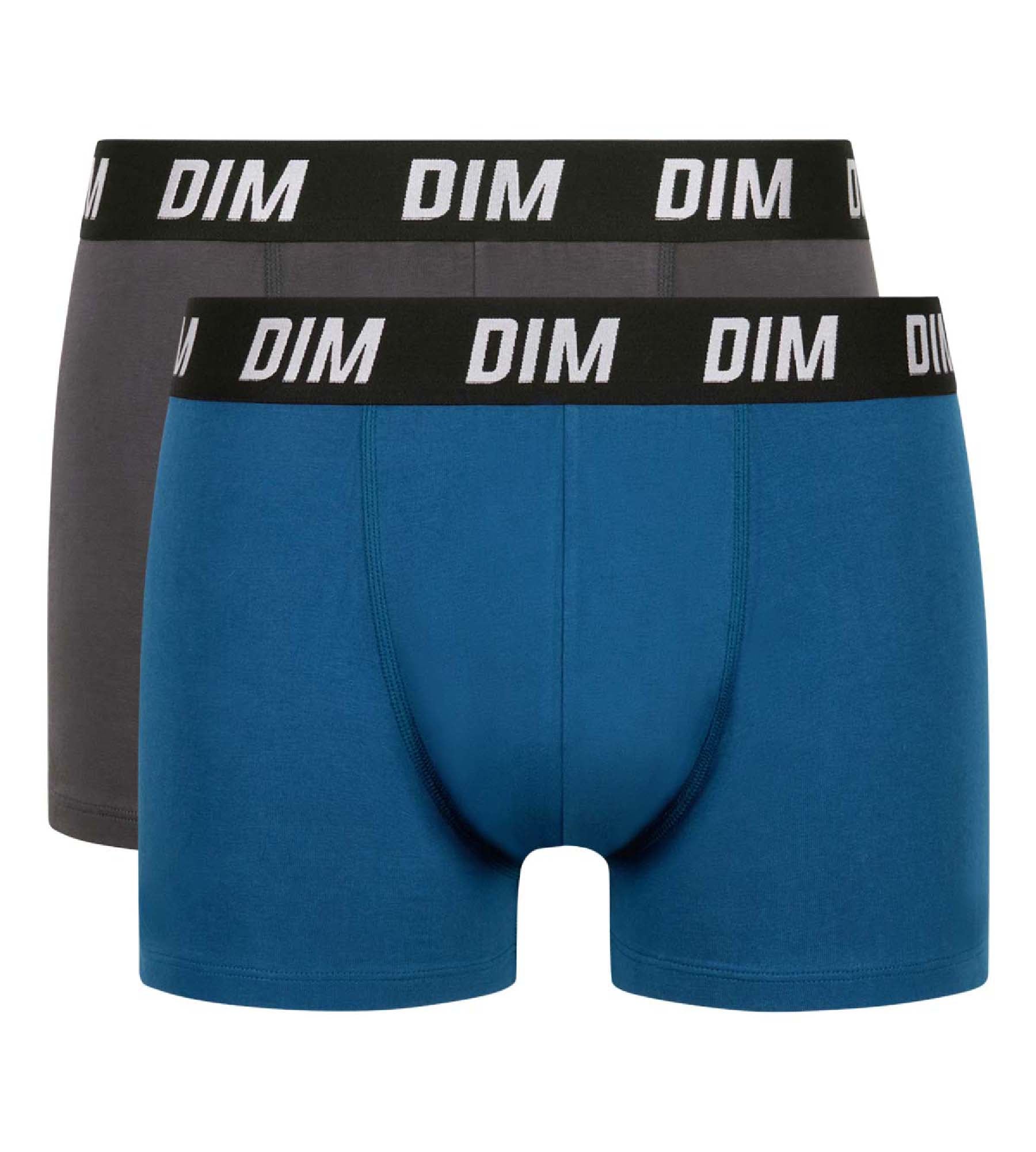 DIM Dim Sport Parma Blue Pack of 2 men's boxers with active temperature regulation