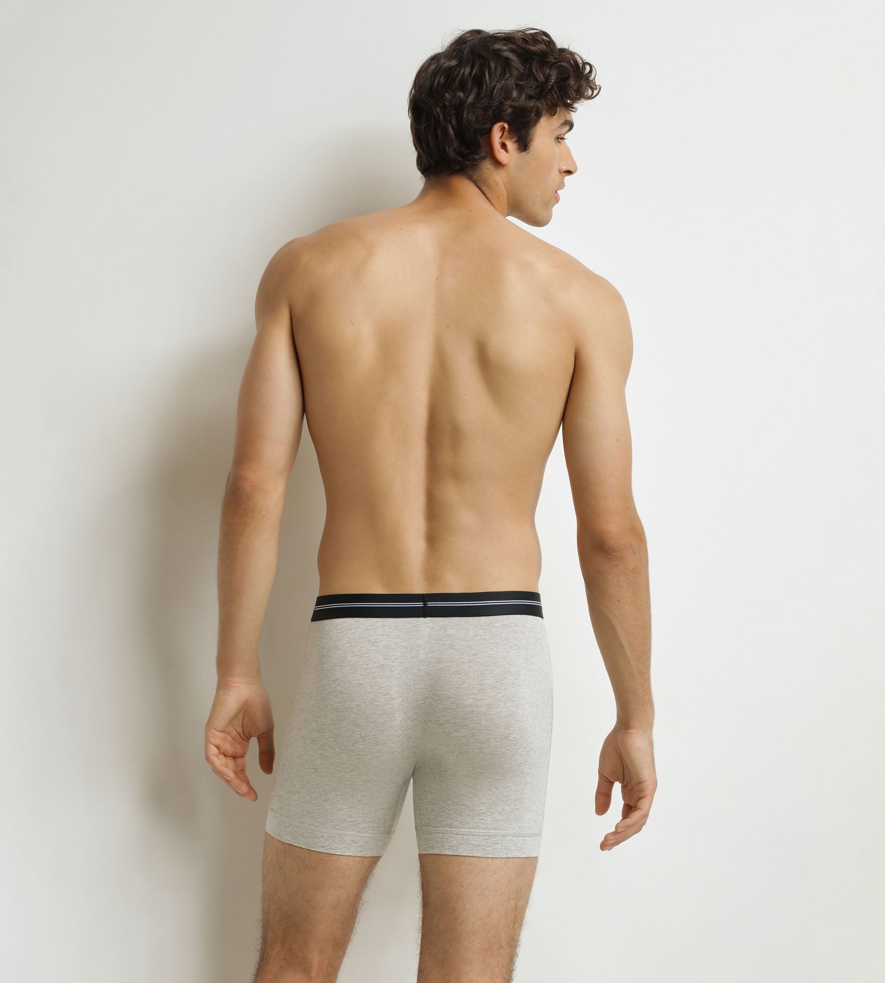 DIM Men's Long Boxer Dim Icons Heather Grey