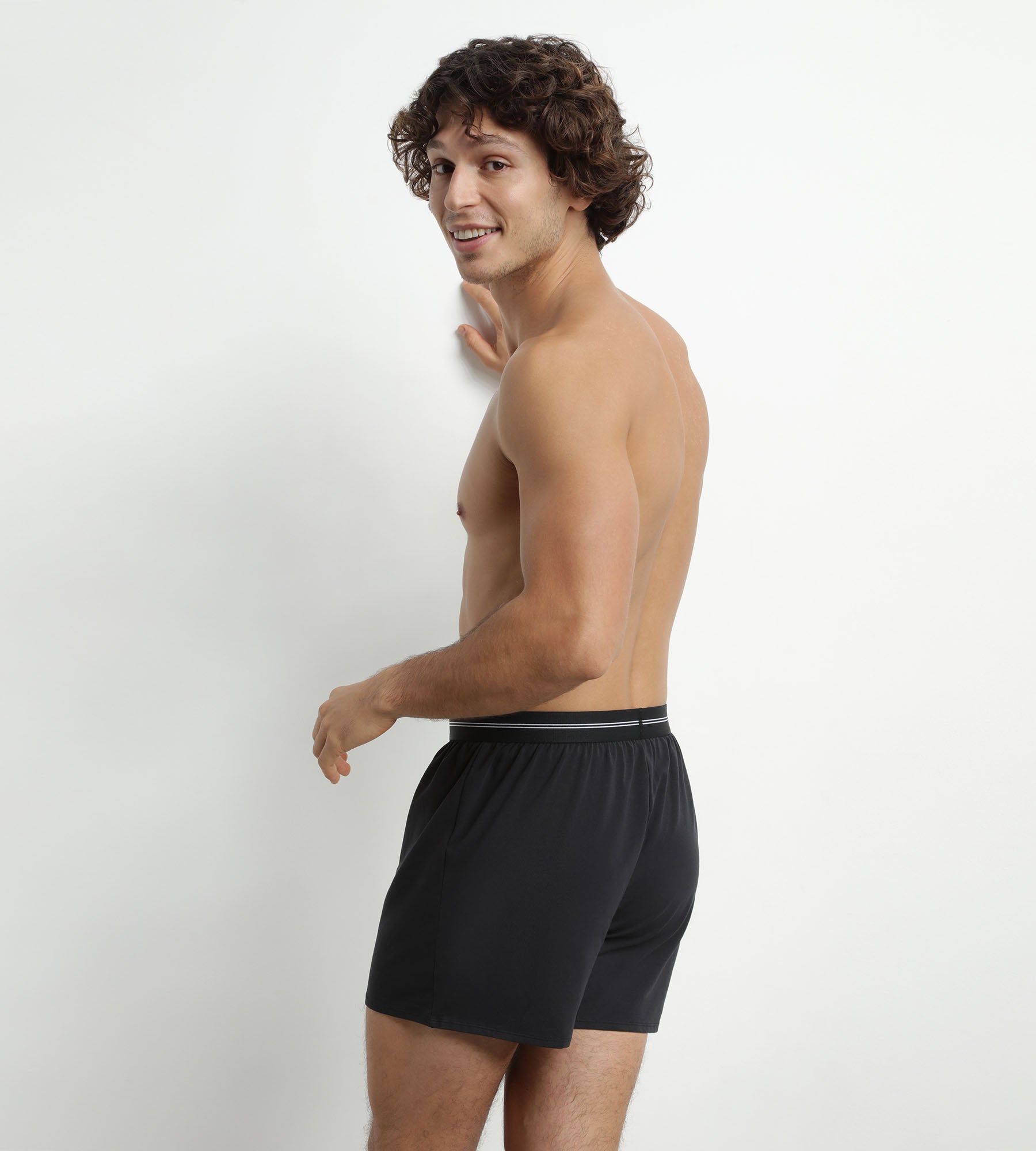 DIM Men's cotton briefs Black Dim Icons Essentiel