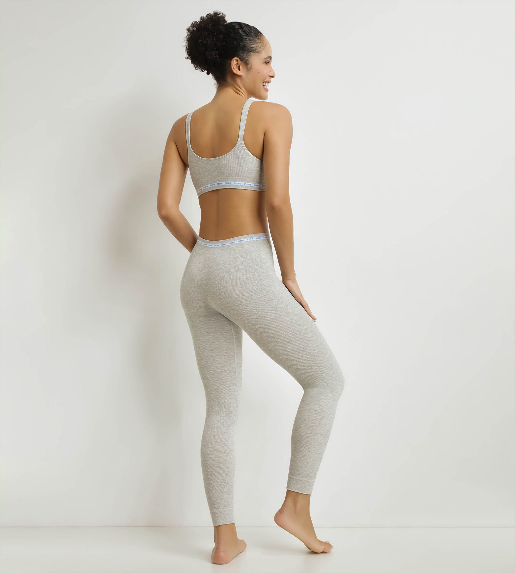 DIM Women's ribbed fabric leggings Dim Icons
