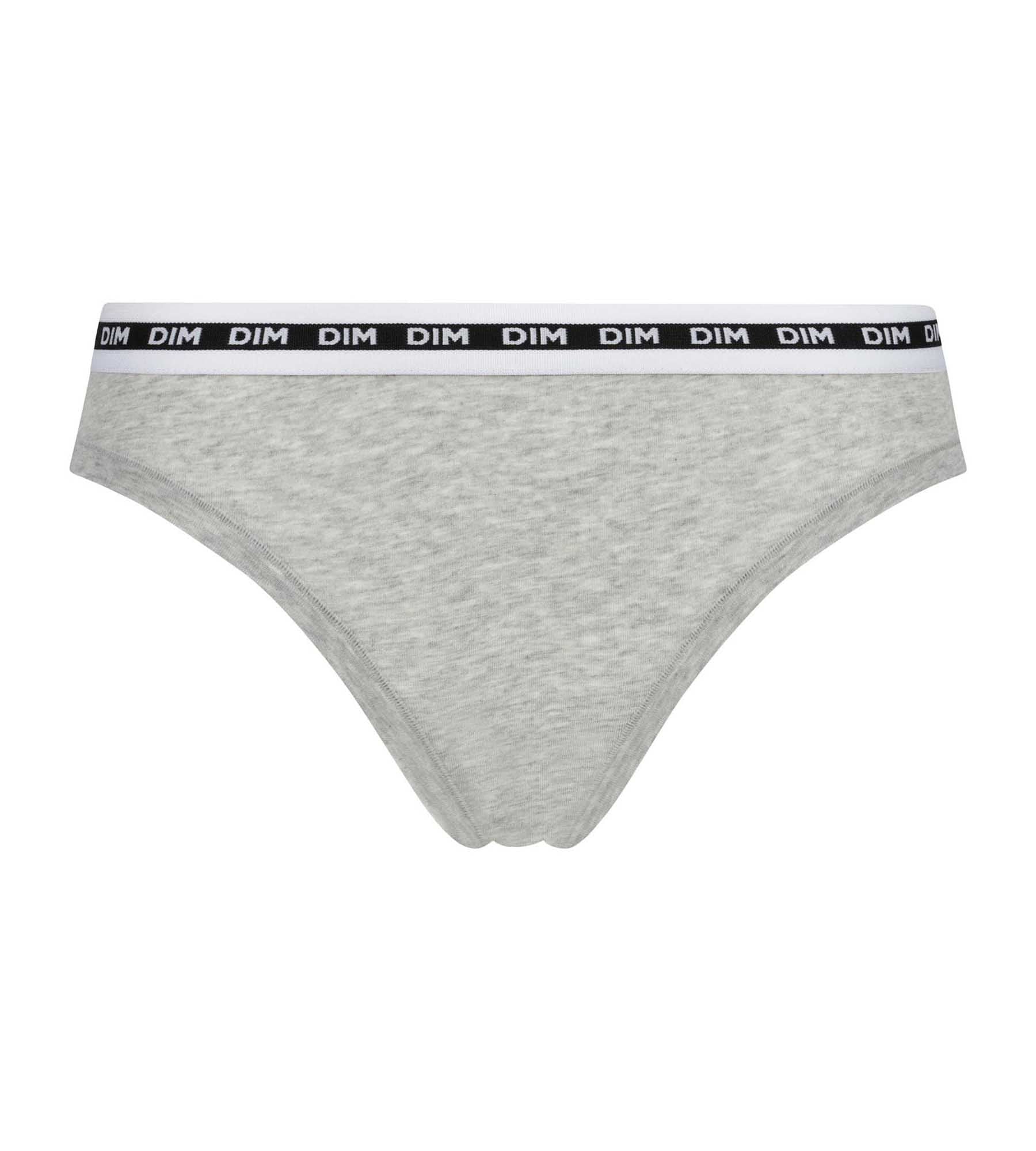 DIM Women's knickers Heather Grey Dim Icons slim waistband
