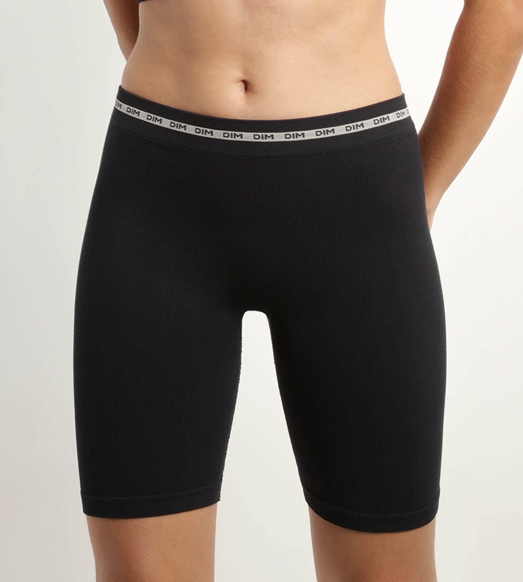 DIM Women's ribbed microfibre Cycling jacket in Black Dim Icons Seamless