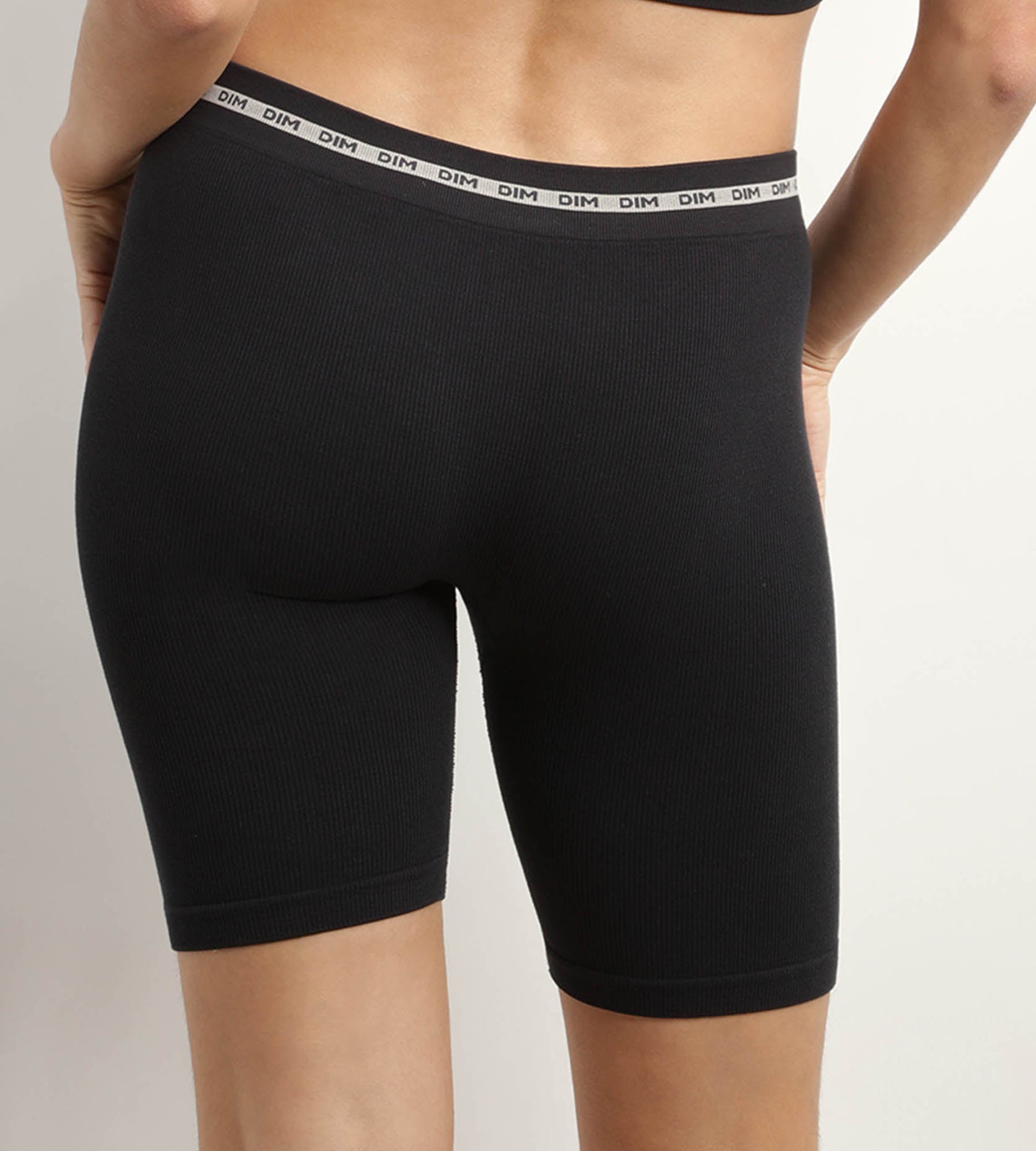 DIM Women's ribbed microfibre Cycling jacket in Black Dim Icons Seamless