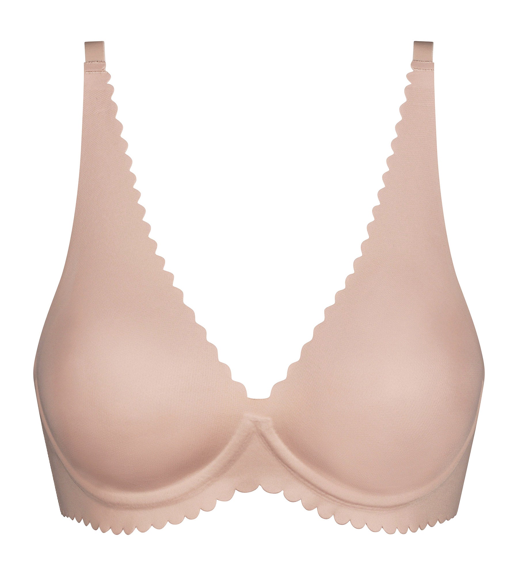 DIM Underwired microfiber scarf bra Nude Dim Body Touch