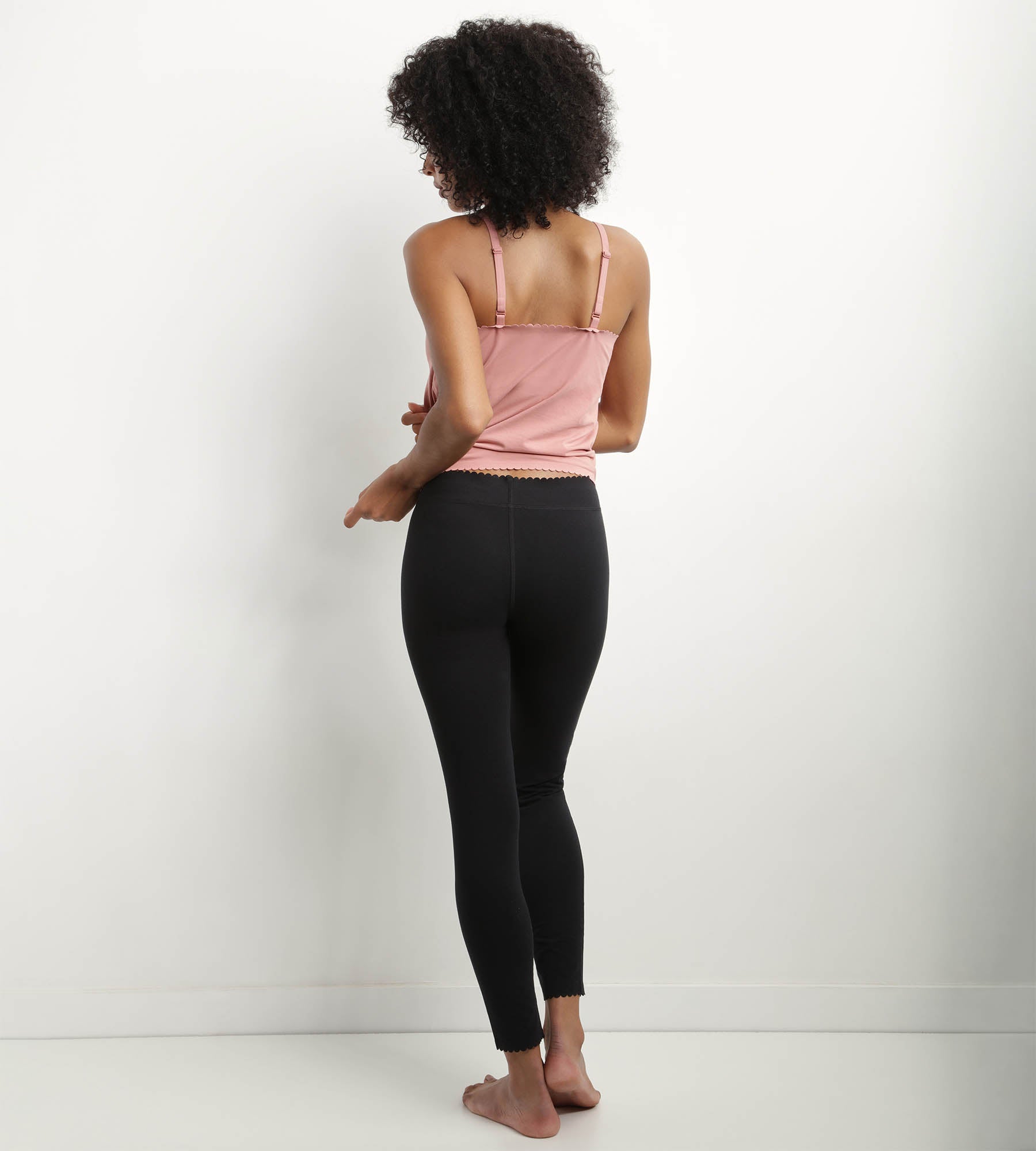 DIM Women's Pink Ombre cotton seamless stretch top Body Touch Easy