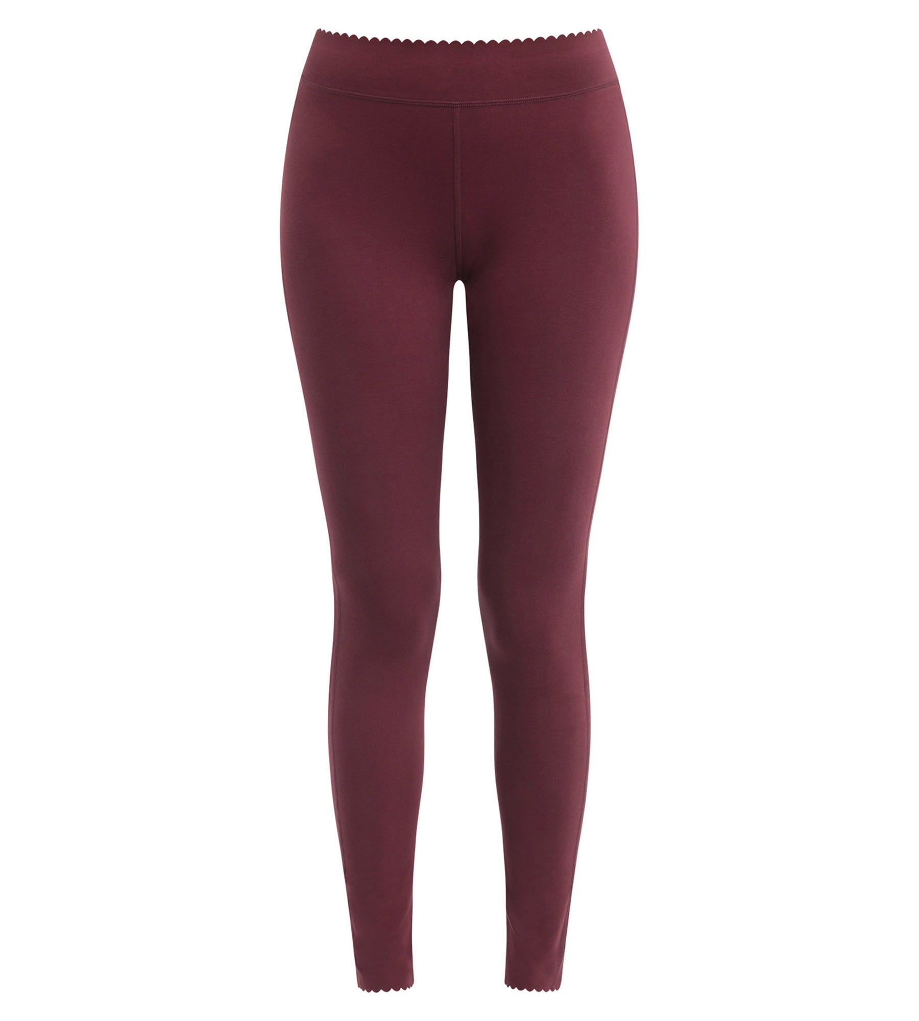 DIM Women's Dark Ruby opaque stretch cotton leggings Body Touch Easy