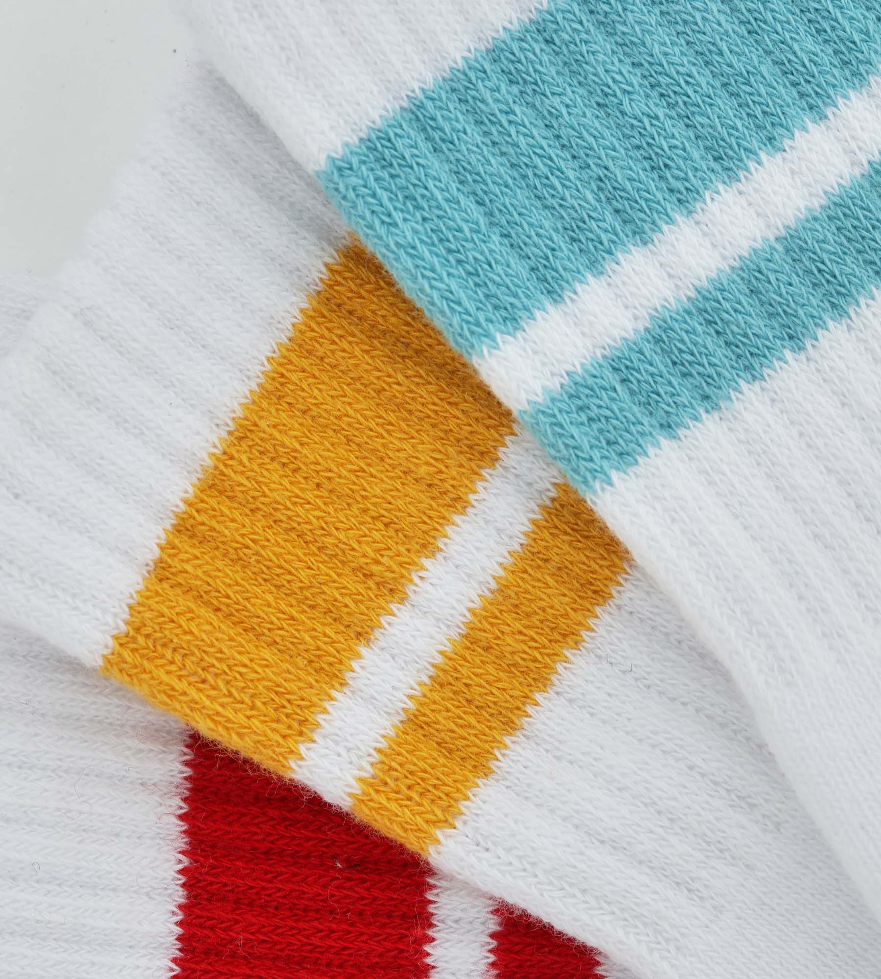DIM Pack of 3 pairs of children's socks in Turquoise, Yellow, Red Dim Sport