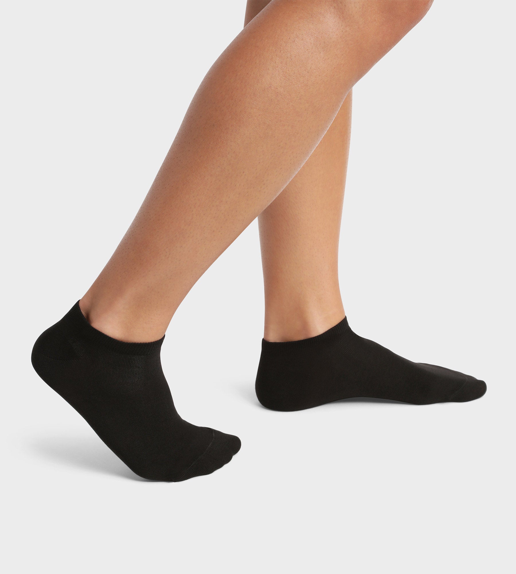 DIM Pack of 2 pairs of Black men's socks in organic cotton Dim Good