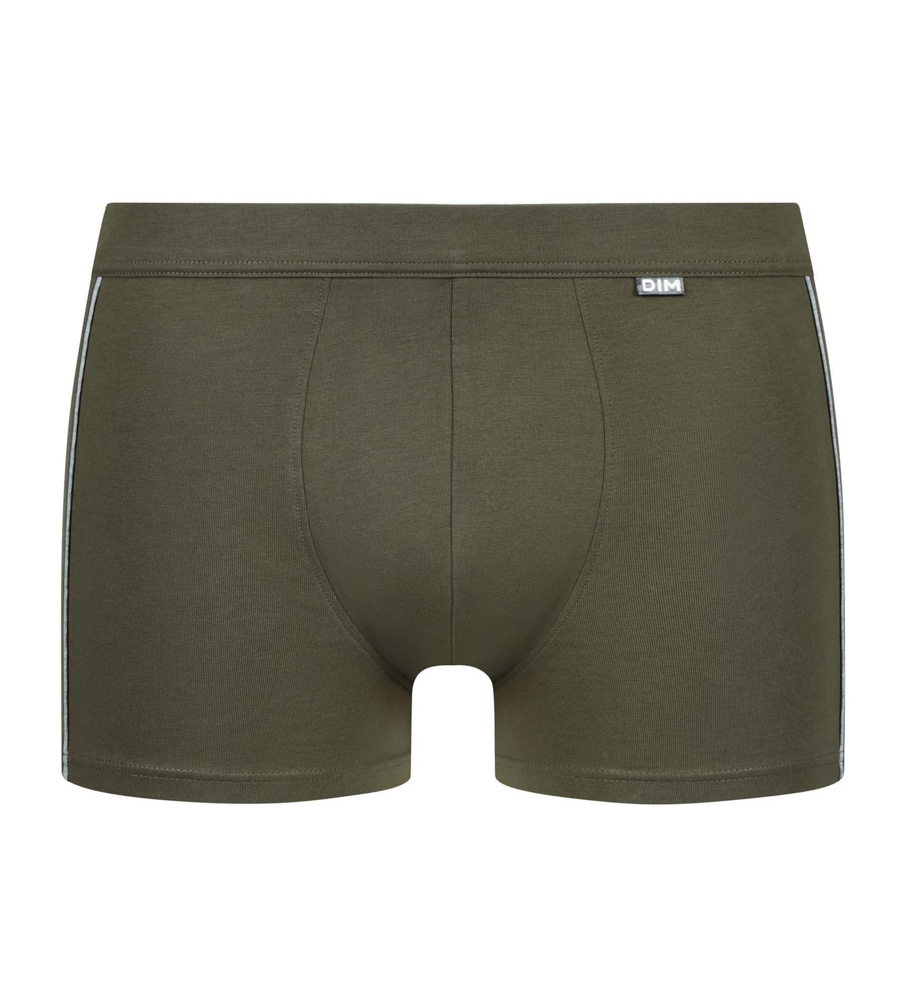 DIM Men's Boxer Classic Cotton Camouflage Green