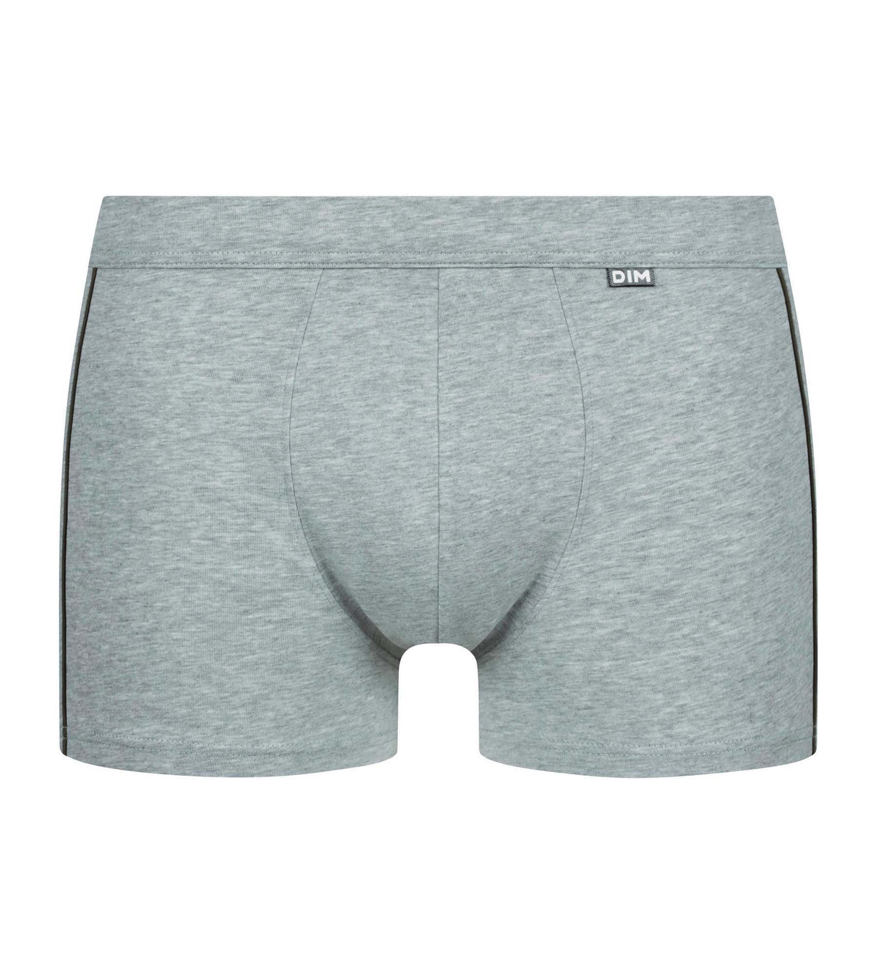 DIM Men's ash grey Classic Cotton boxer shorts