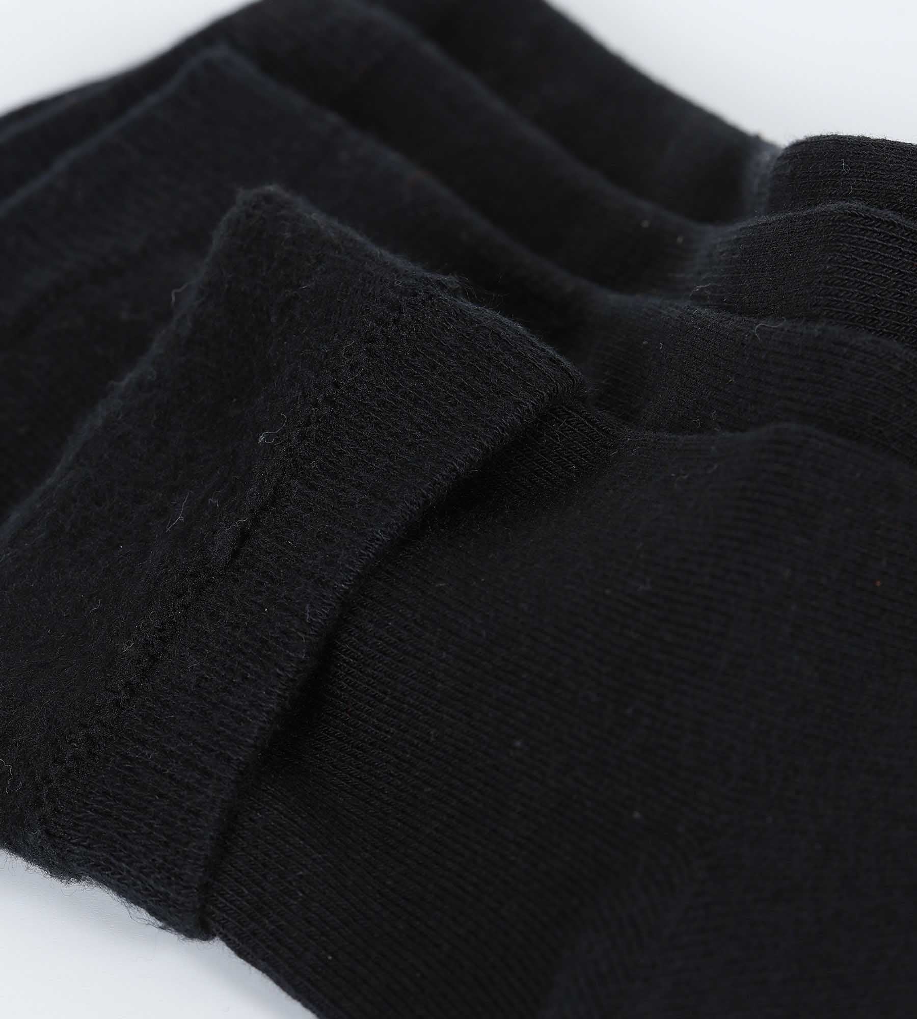 DIM Pack of 2 pairs of women's black Thermo Fleece socks