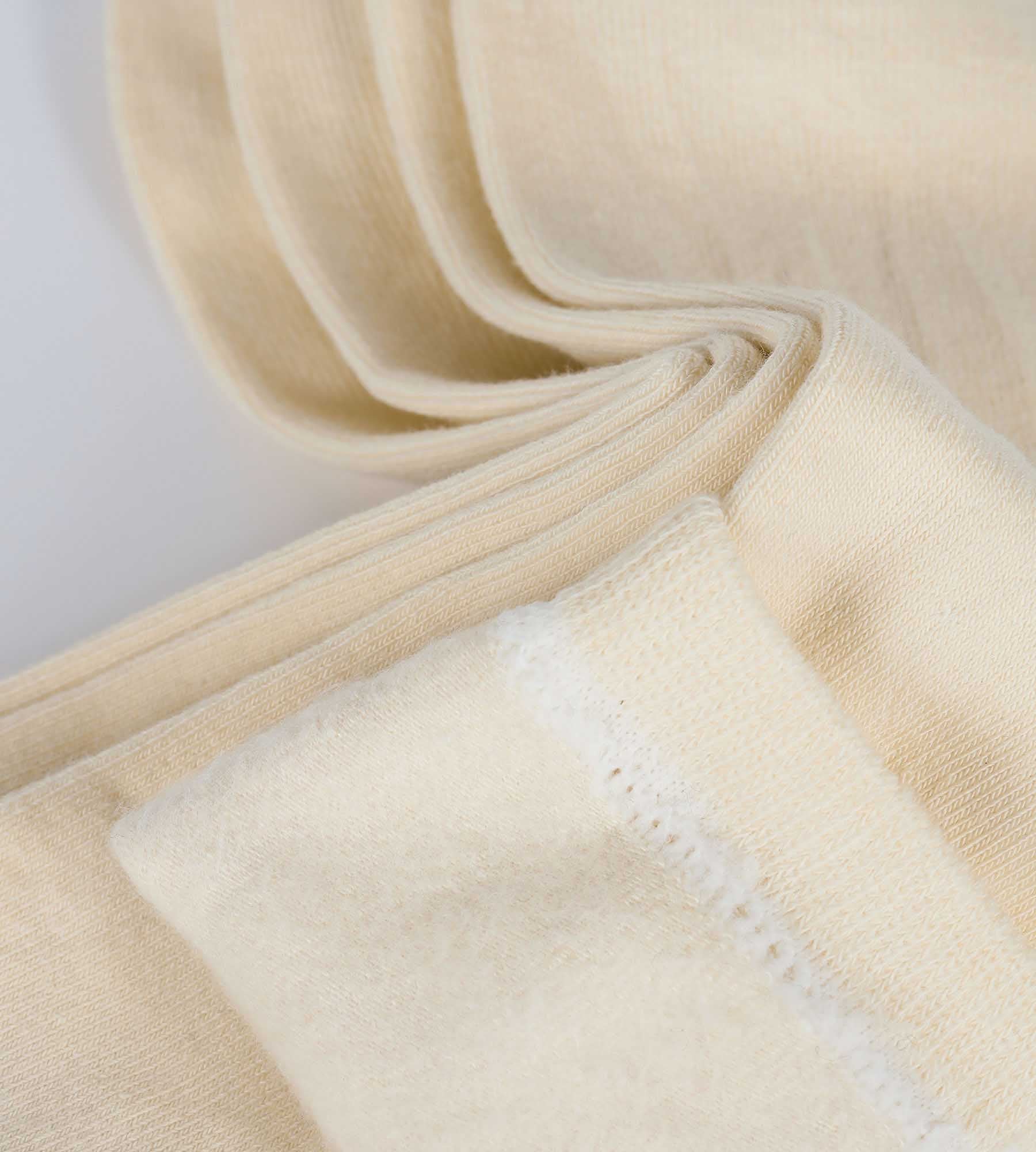 DIM Pack of 2 pairs of women's Cream Thermo Fleece socks
