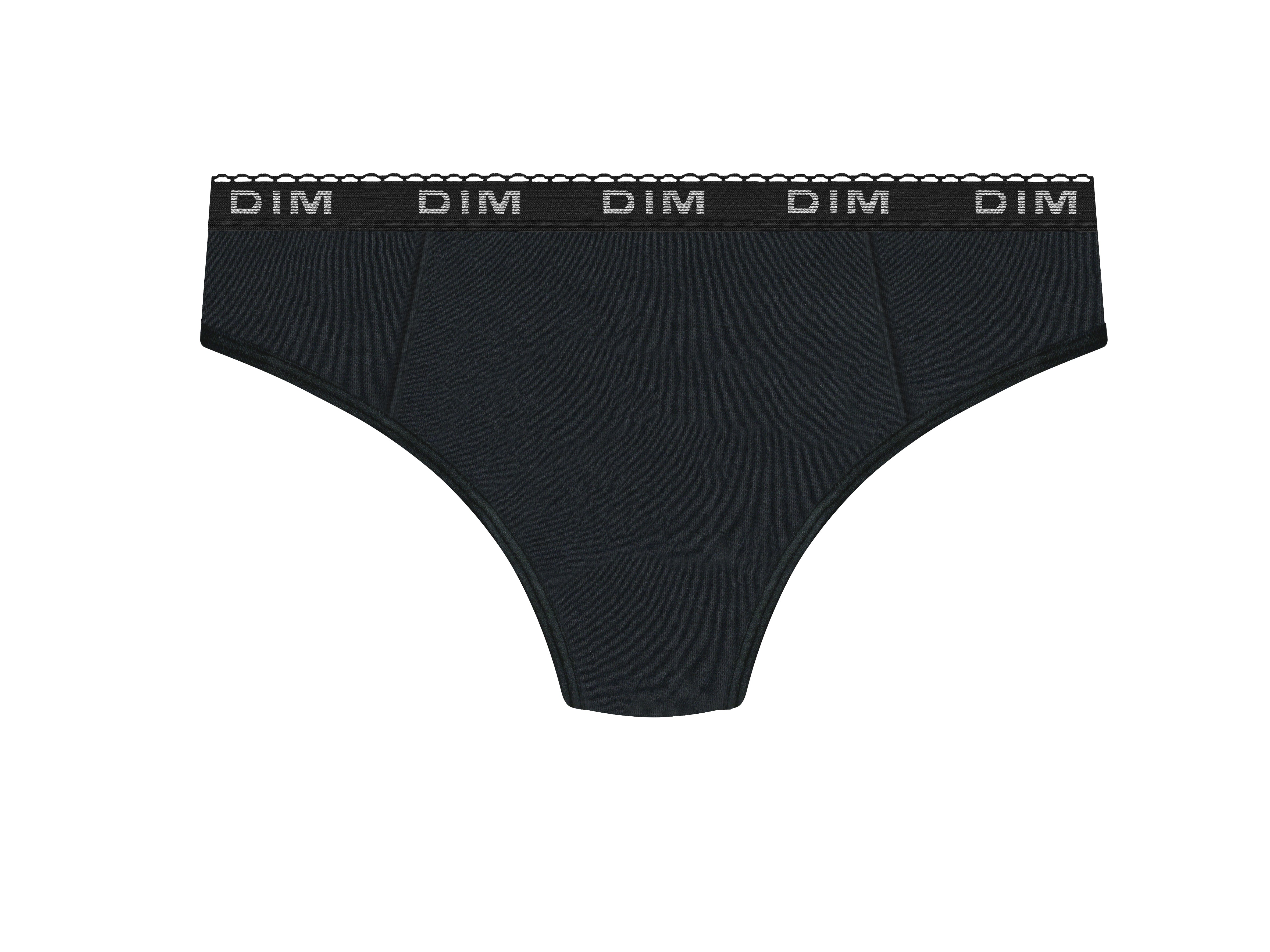 DIM Organic cotton washable period pants Black Medium flow Dim Protect