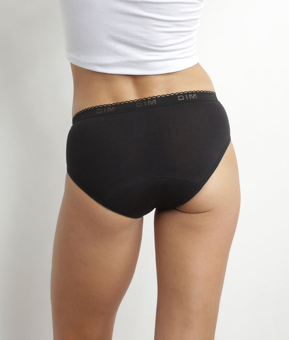 DIM Organic cotton washable period pants Black Very heavy flow Dim Protect