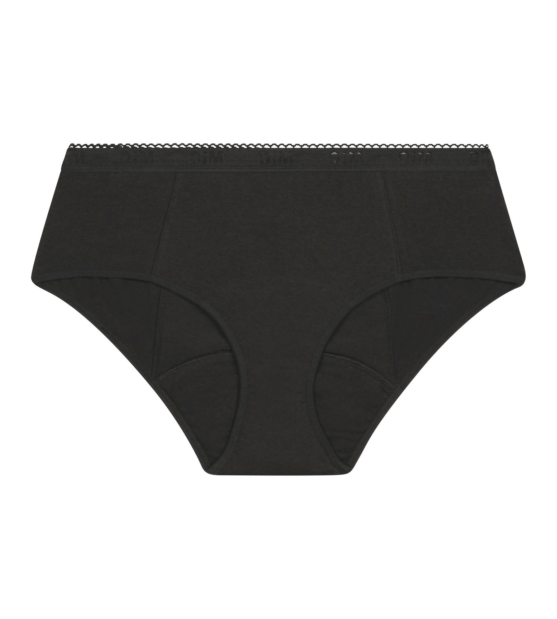 DIM Washable period shorty organic cotton Black Very heavy flow Dim Protect