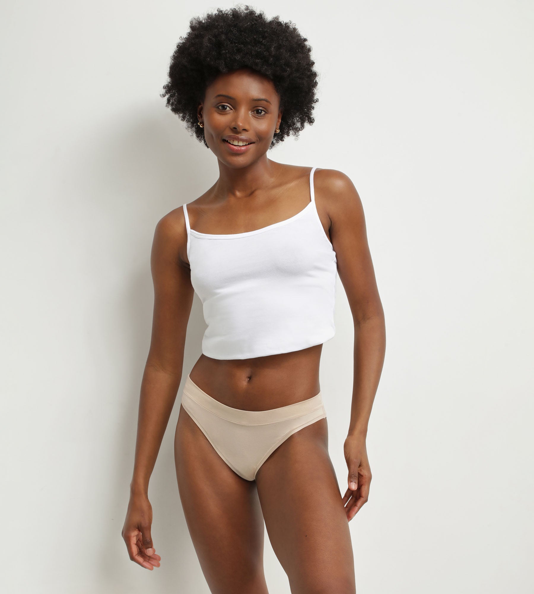 DIM Women's modal cotton briefs Nude Dim Comfort Collection