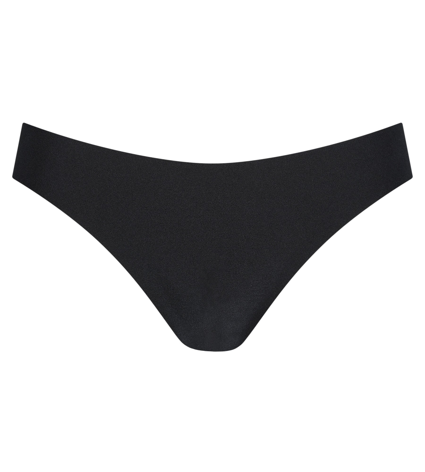 DIM Black Seamless Microfibre Tanga Dim No Show Invisible