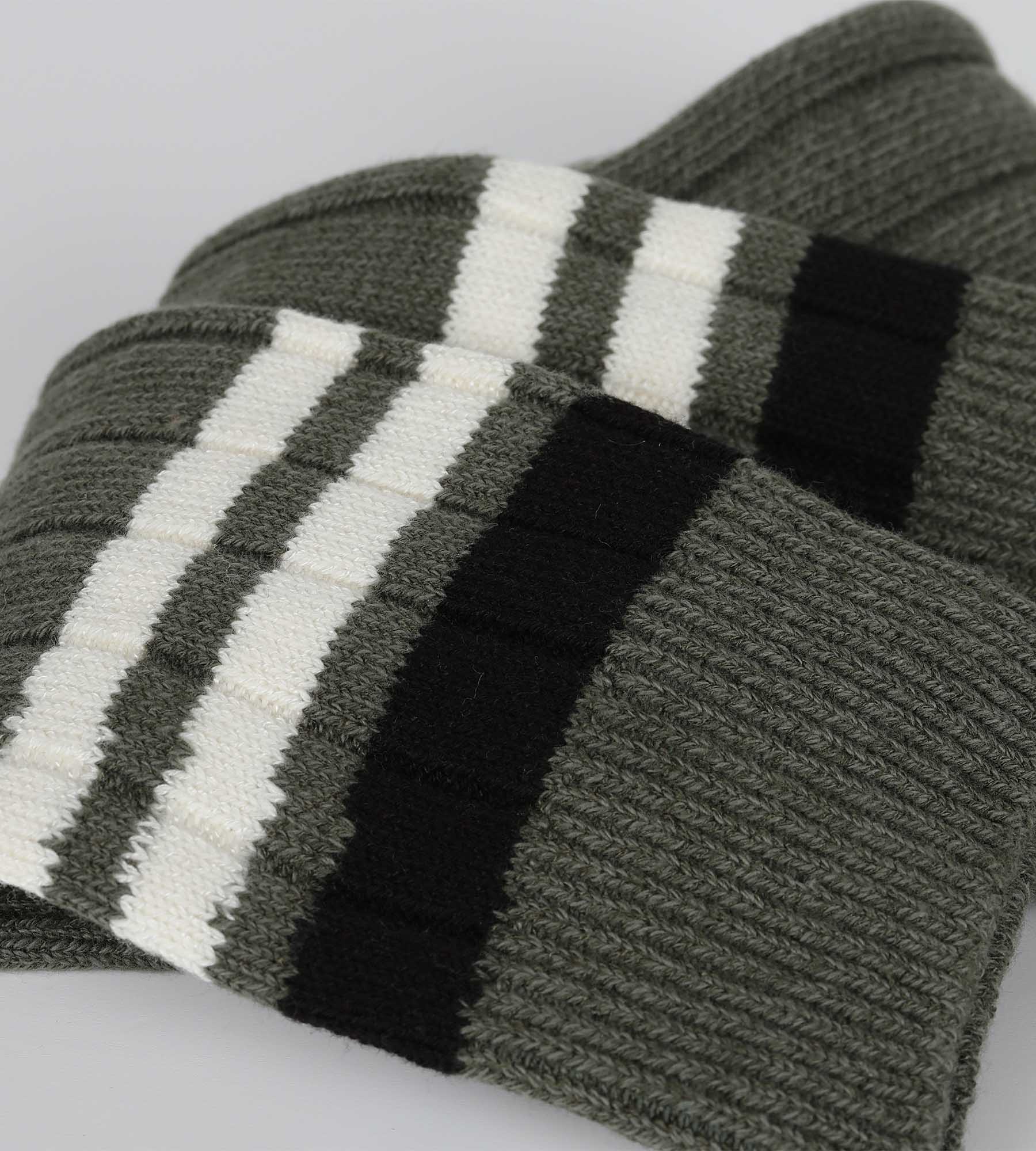DIM Men's olive striped Bamboo socks