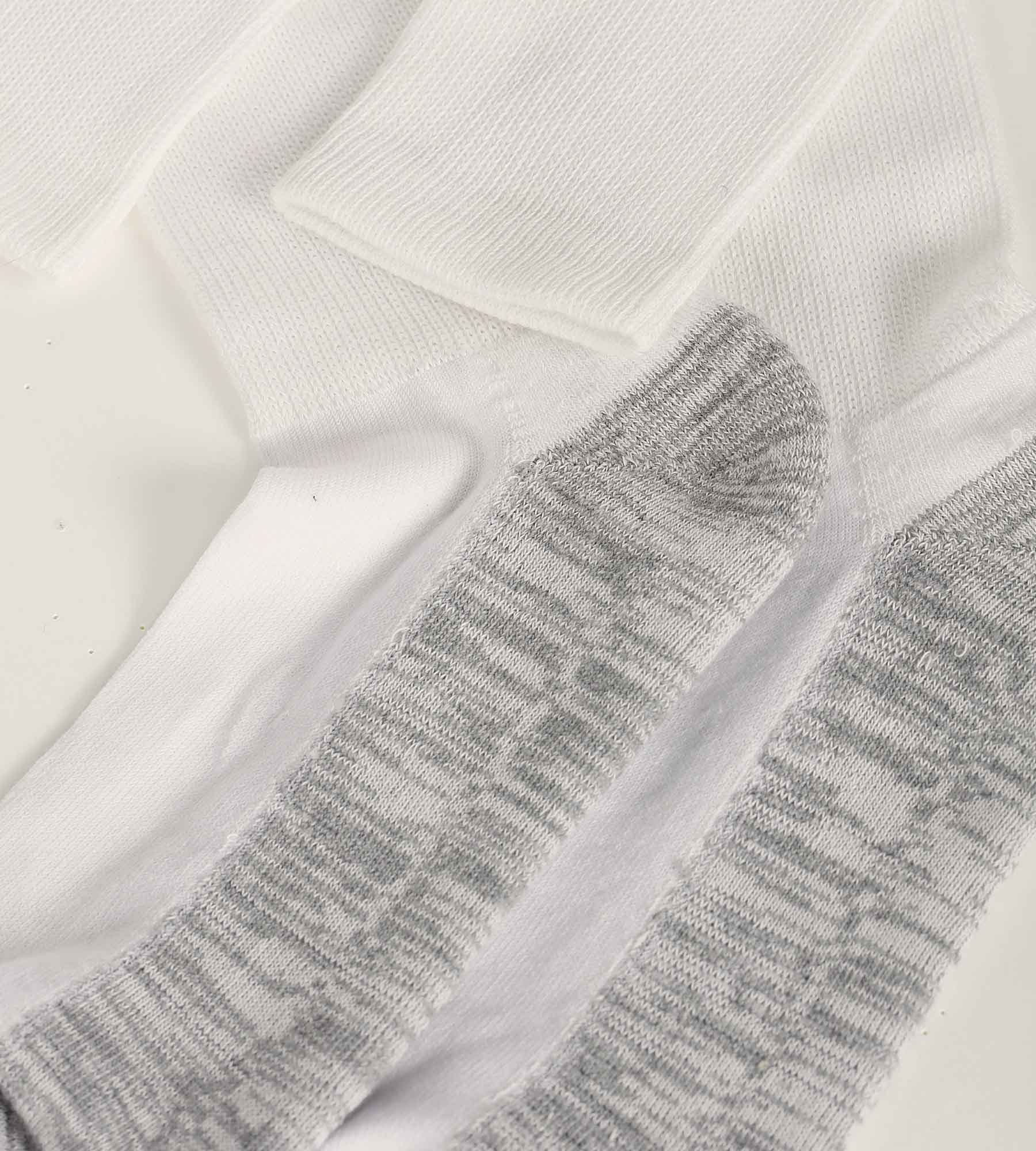 DIM Pack of 3 pairs of men's cotton socks White Grey EcoDim Sport