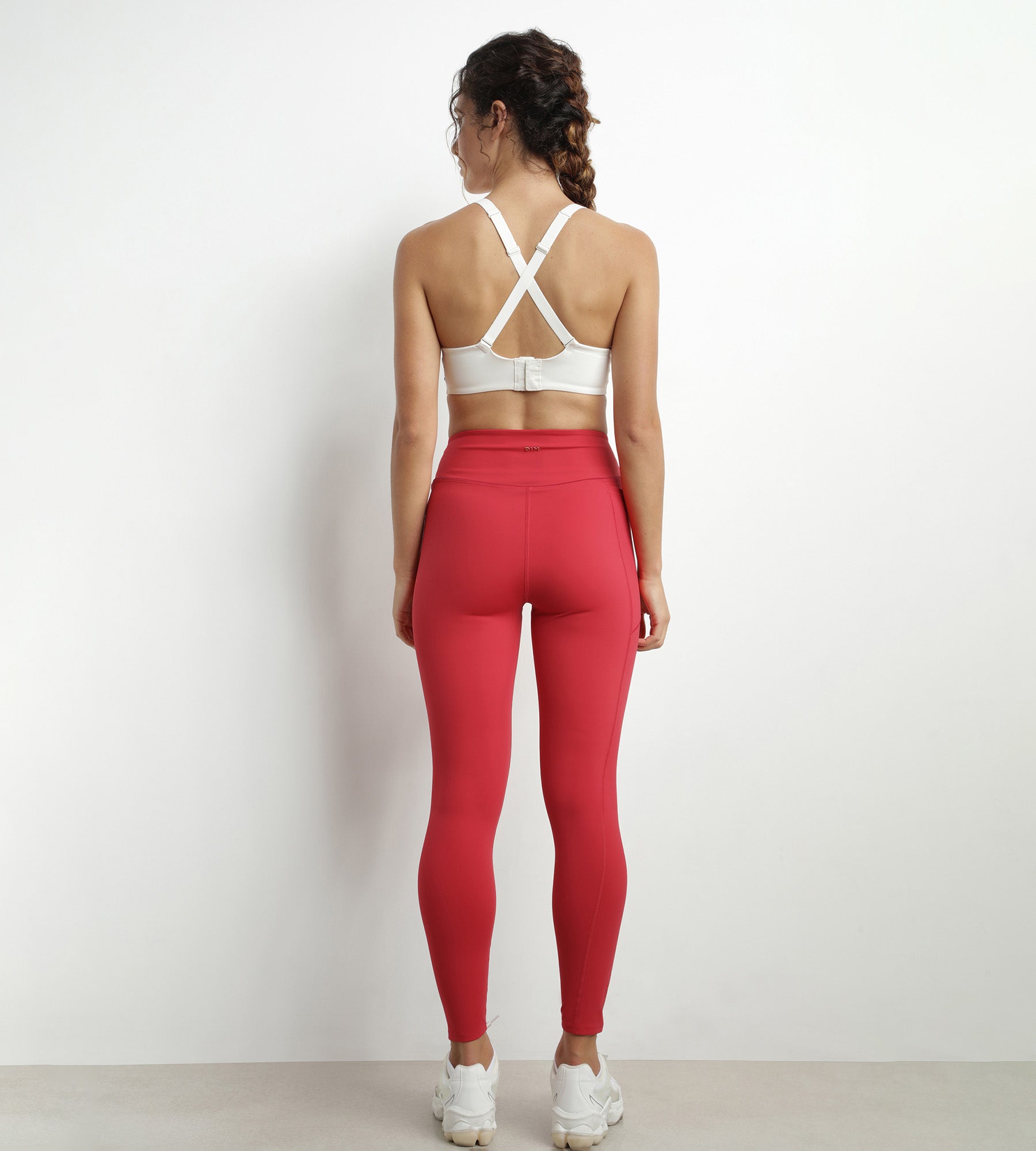 DIM Sculpting microfiber sports bra Ecru Dim Move