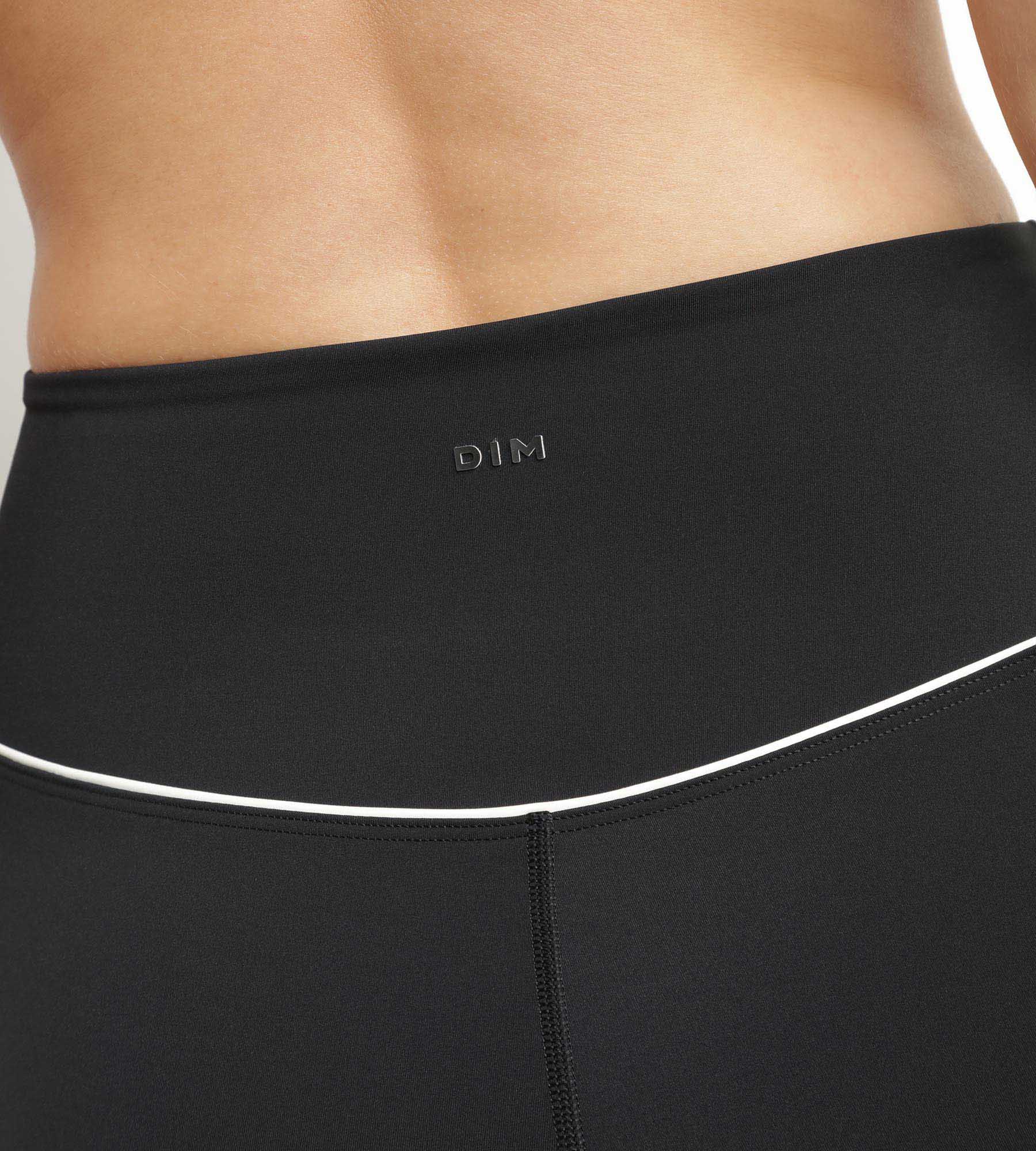 DIM Women's sports shorts in black sculpting microfibre Dim Move
