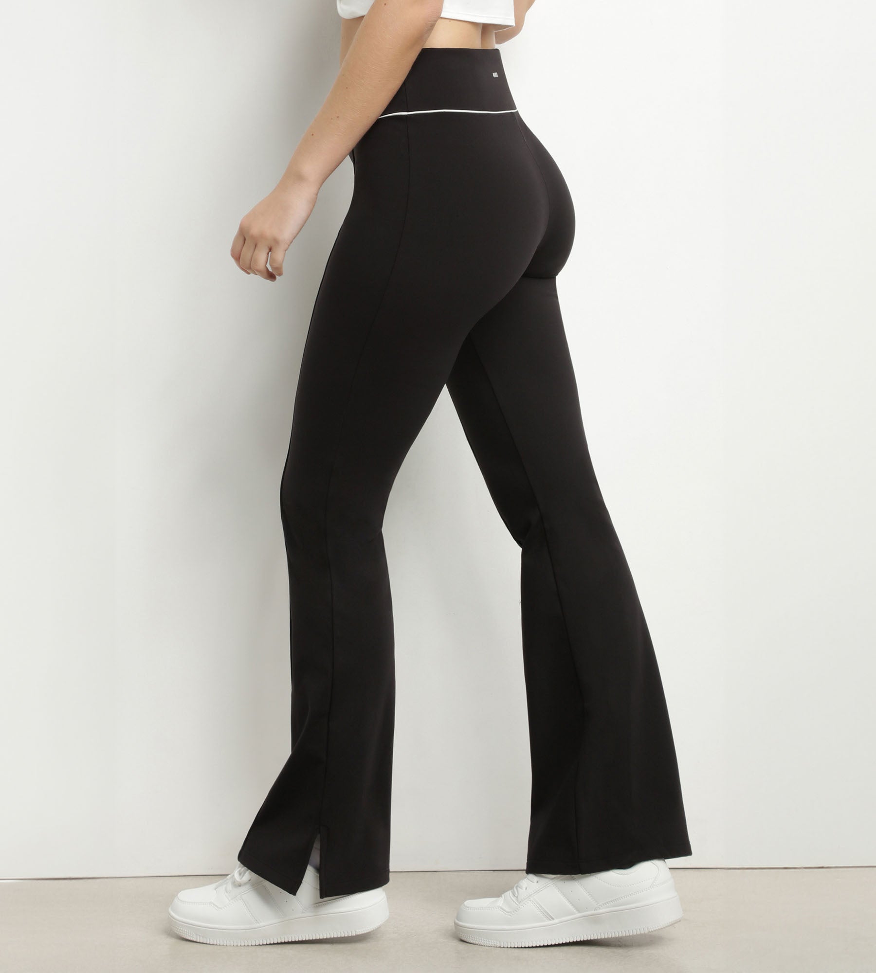 DIM Women's stretch jersey flared sports trousers Black Dim Move