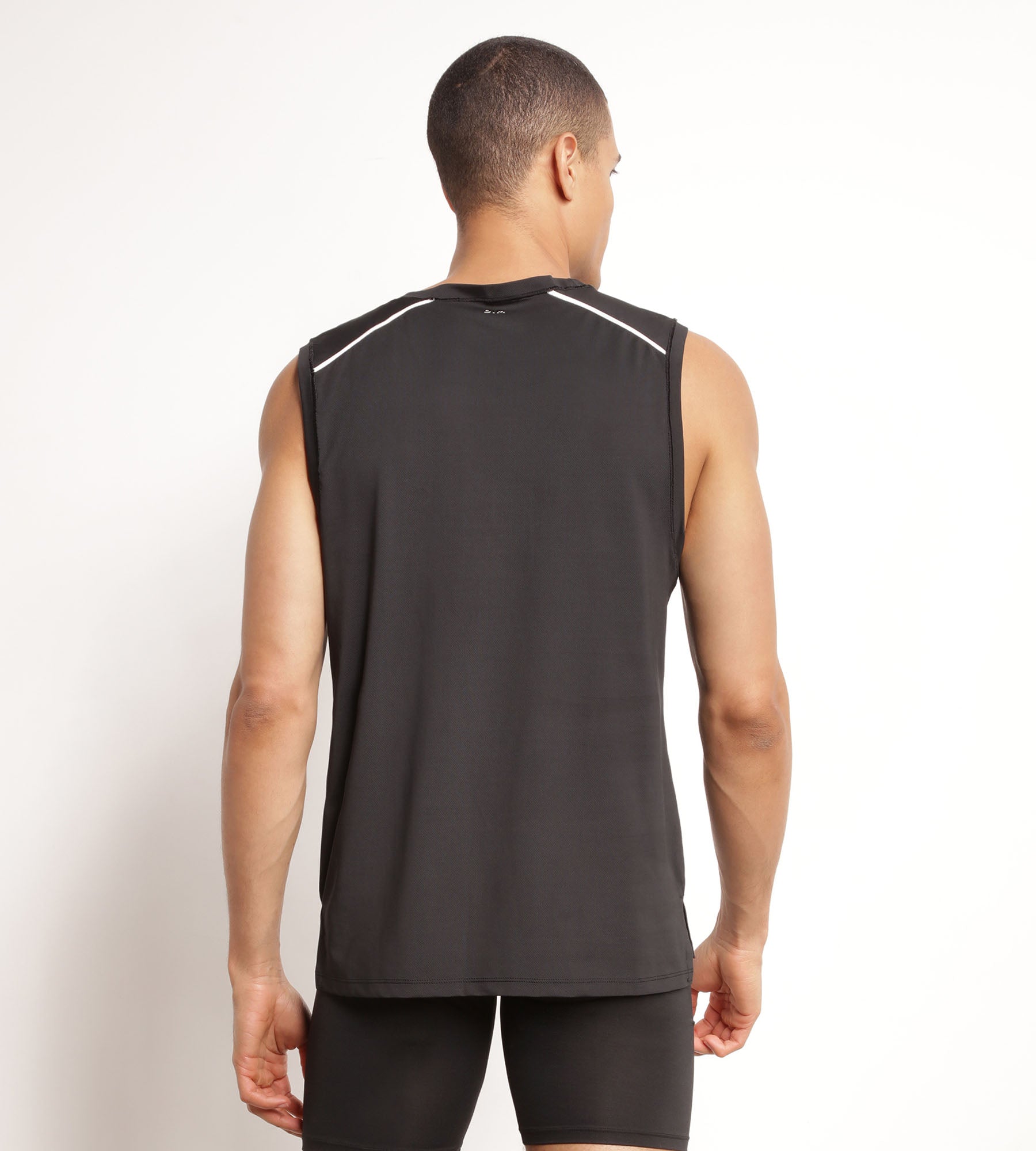 DIM Men's sports tank top in breathable material Black Dim Move