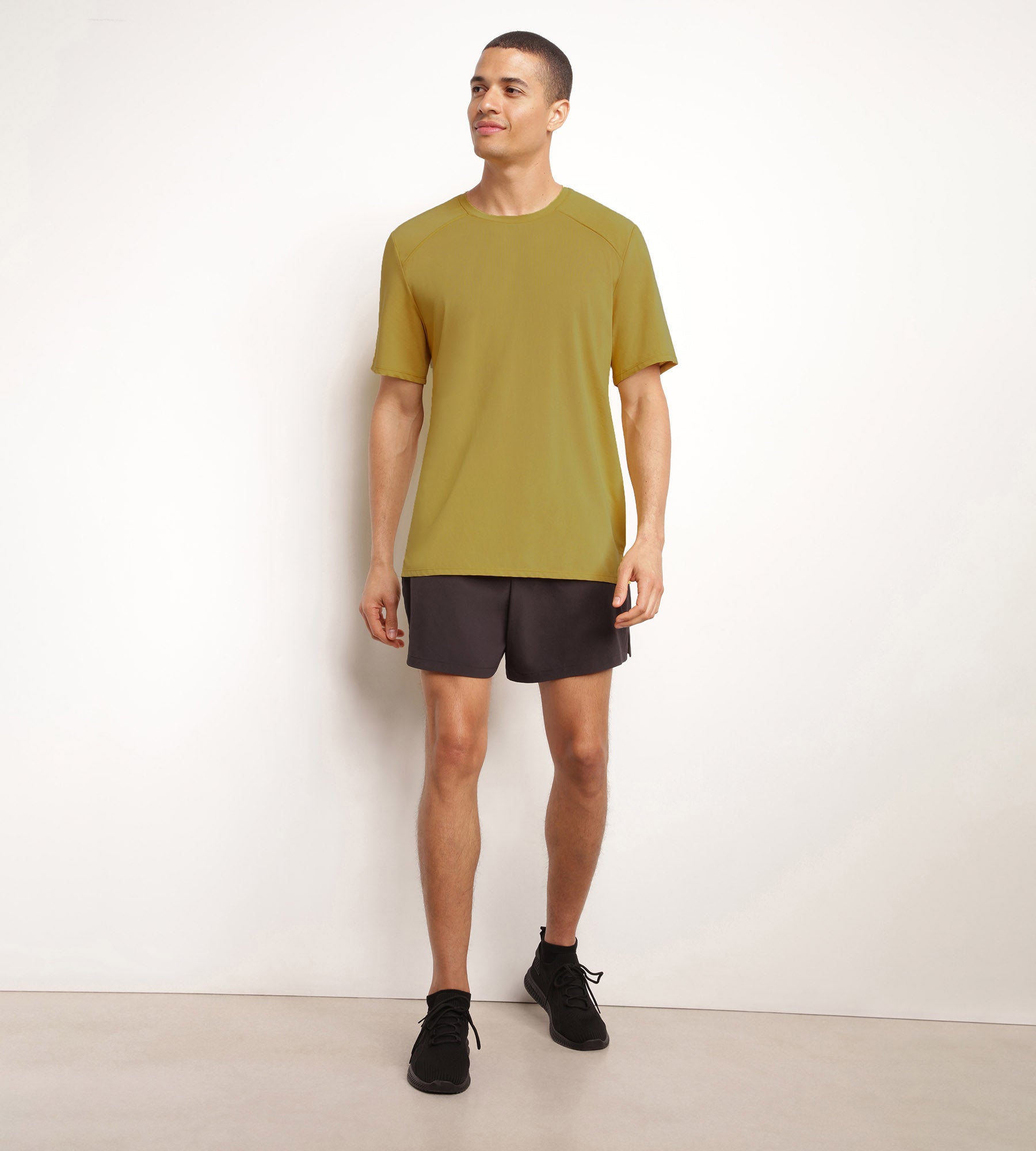 DIM Men's sports shorts in breathable material Black Dim Move