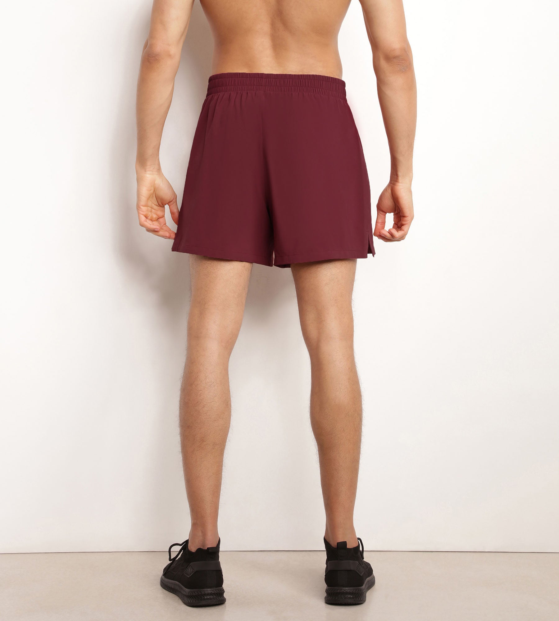 DIM Men's sports shorts in breathable Bordeaux fabric Dim Move