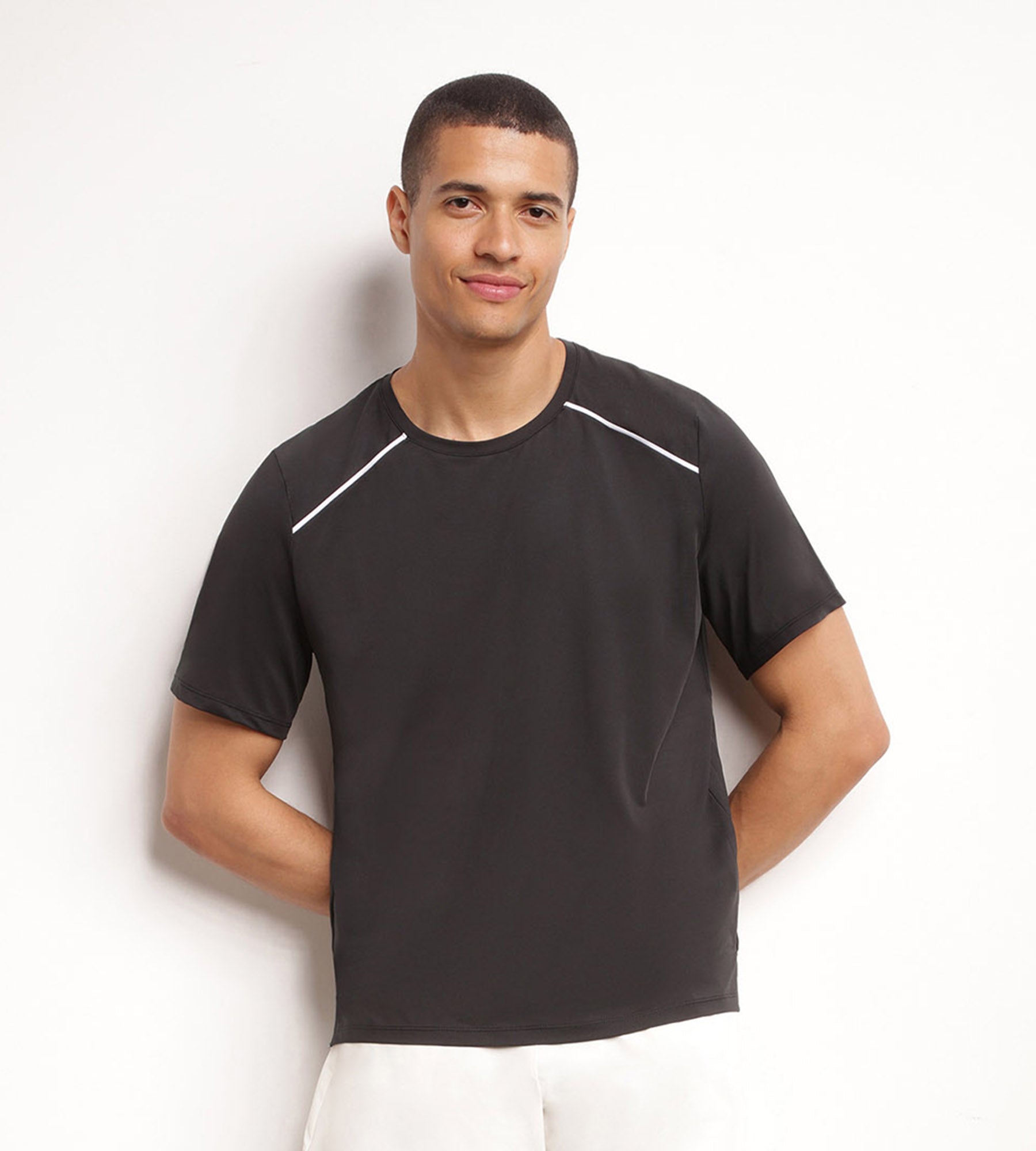 DIM Men's breathable sports T-shirt Black Dim Move