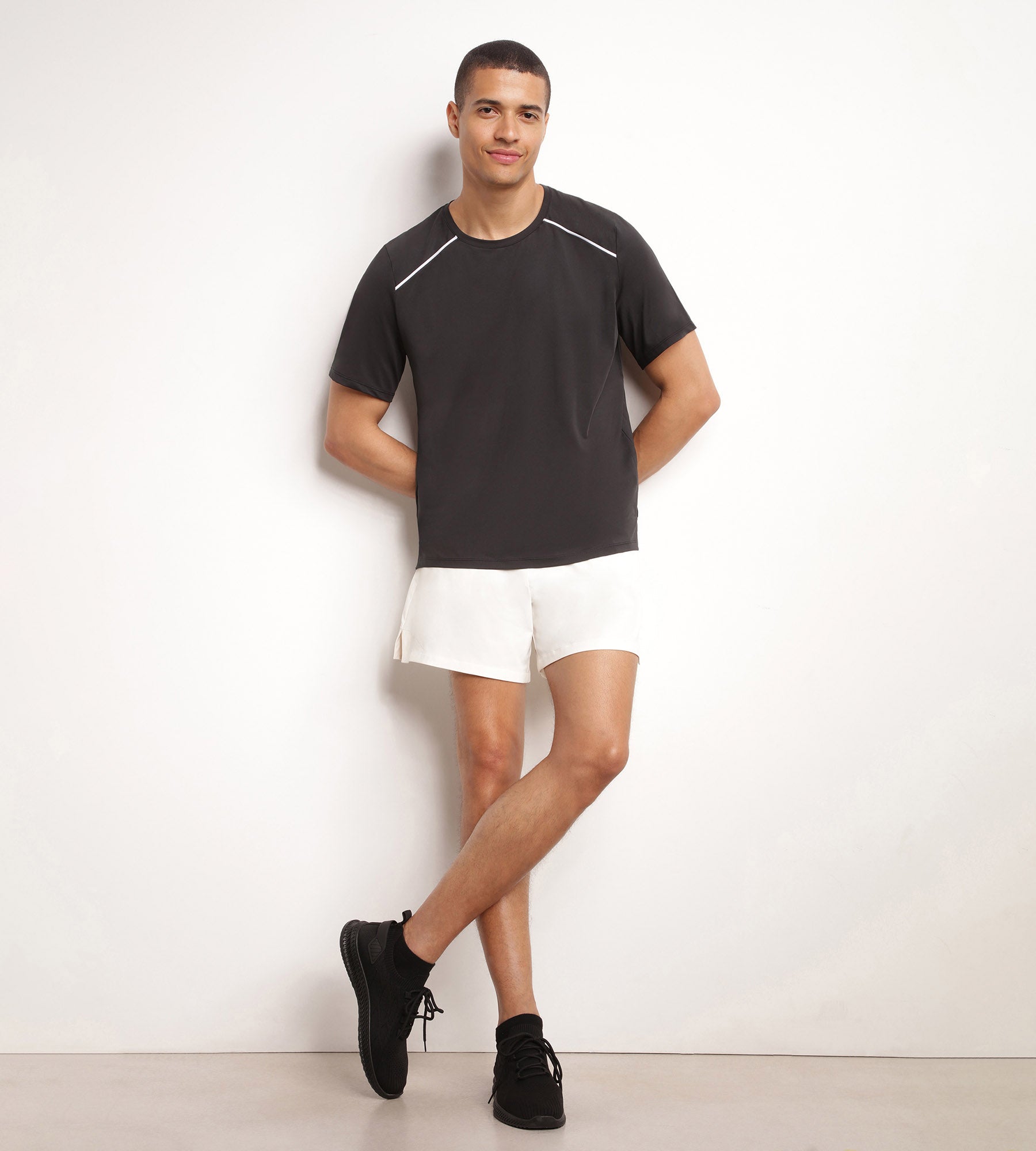DIM Men's breathable sports T-shirt Black Dim Move