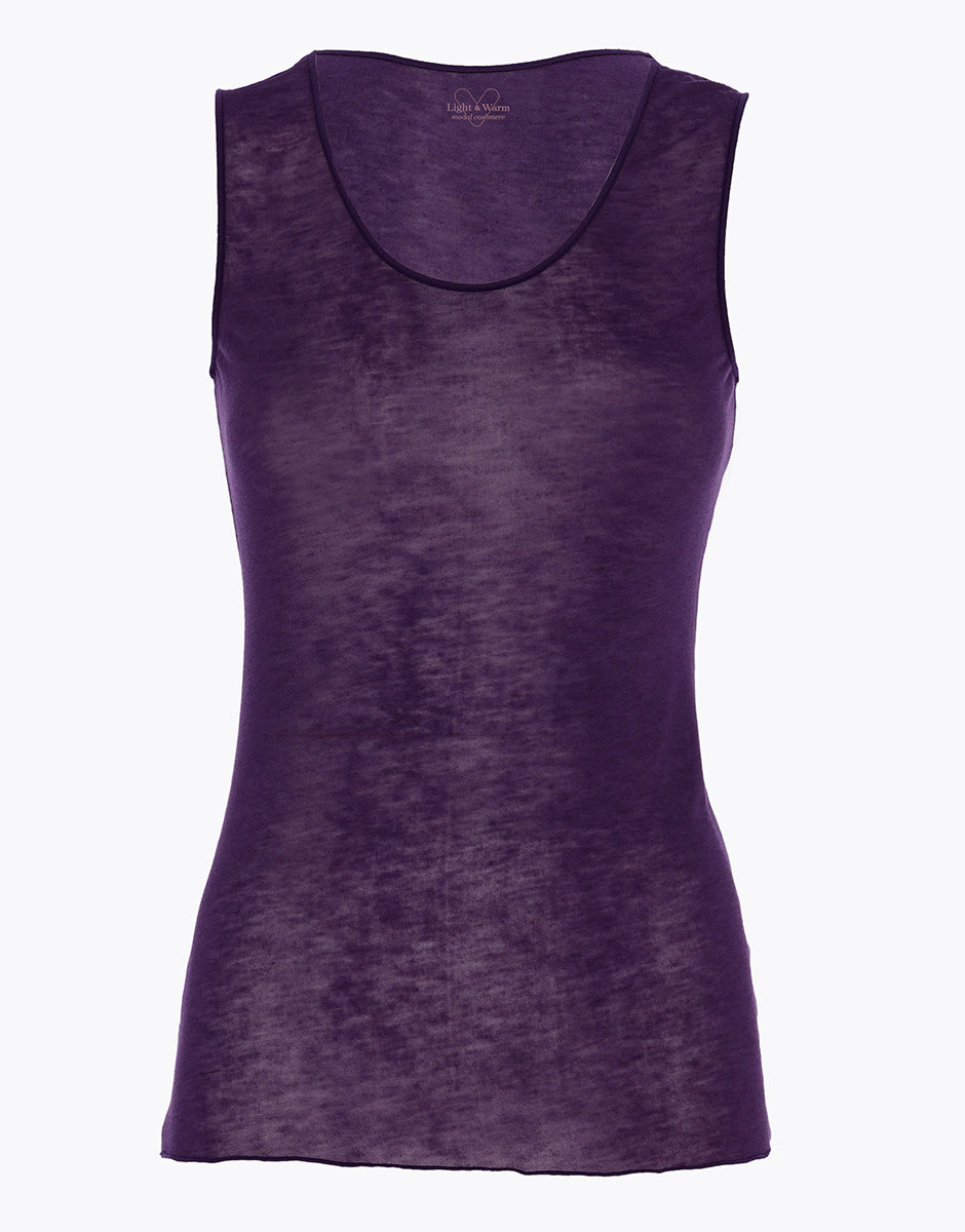 DIM Women's Modal Cashmere Violet Light & Warm Tank Top