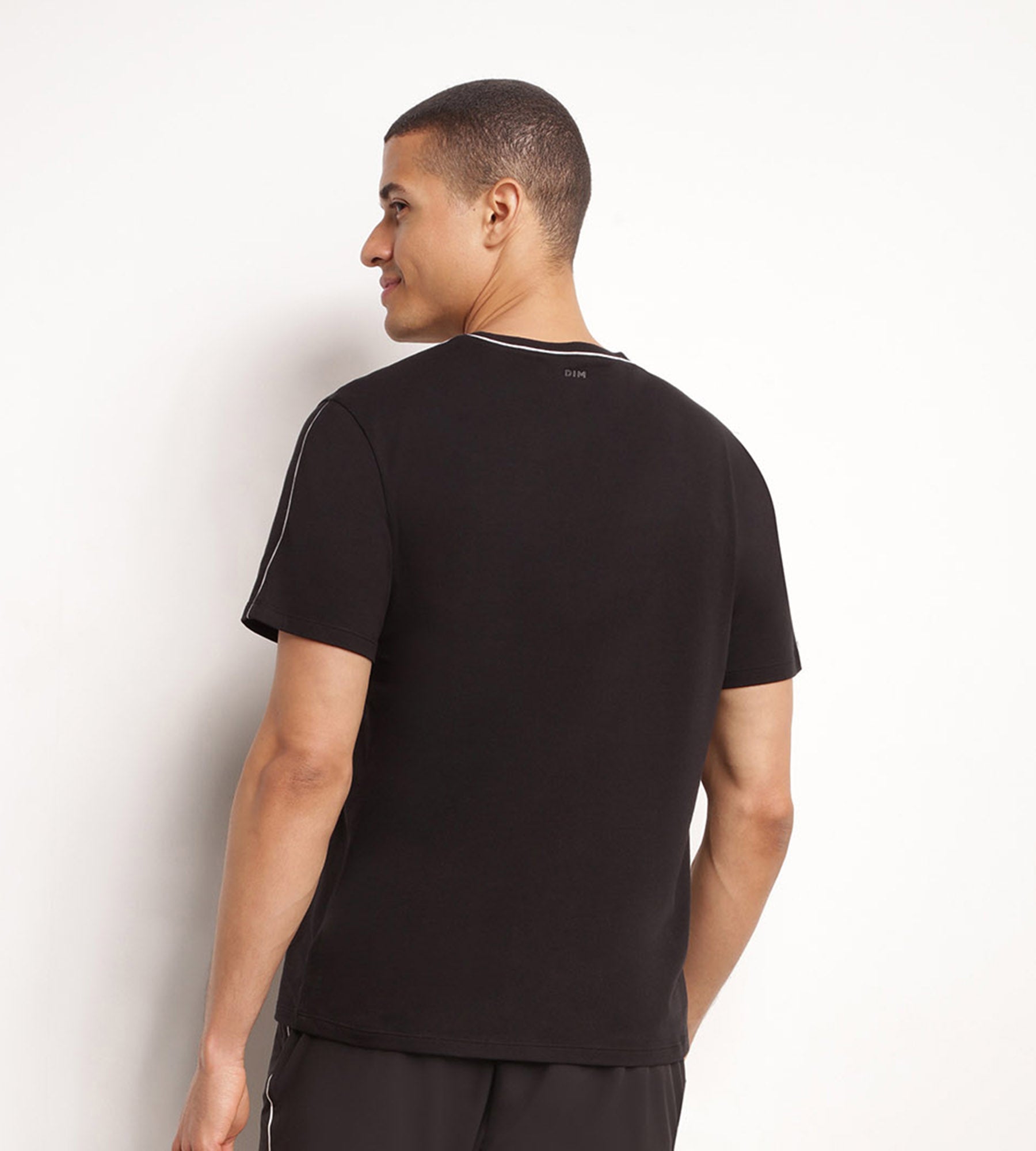 DIM Men's thermoregulating jersey sports T-shirt Black Dim Move