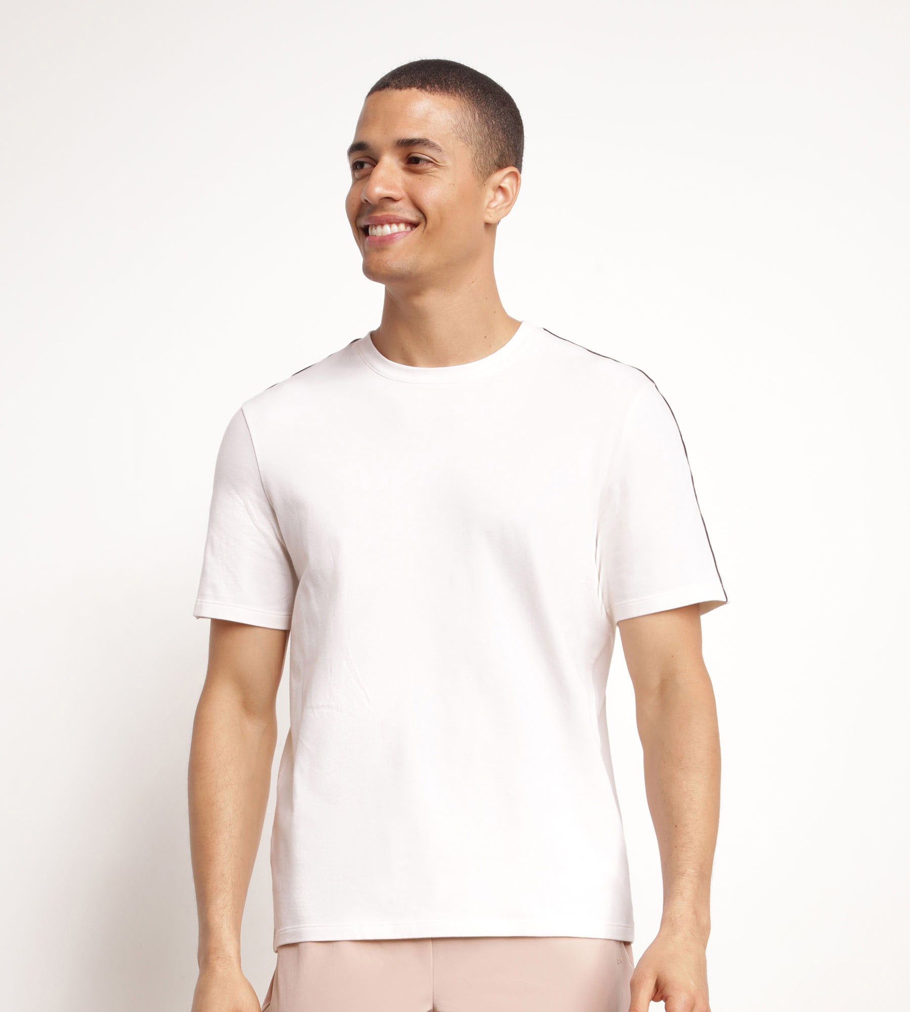 DIM Men's thermoregulating jersey sports T-shirt Ecru Dim Move