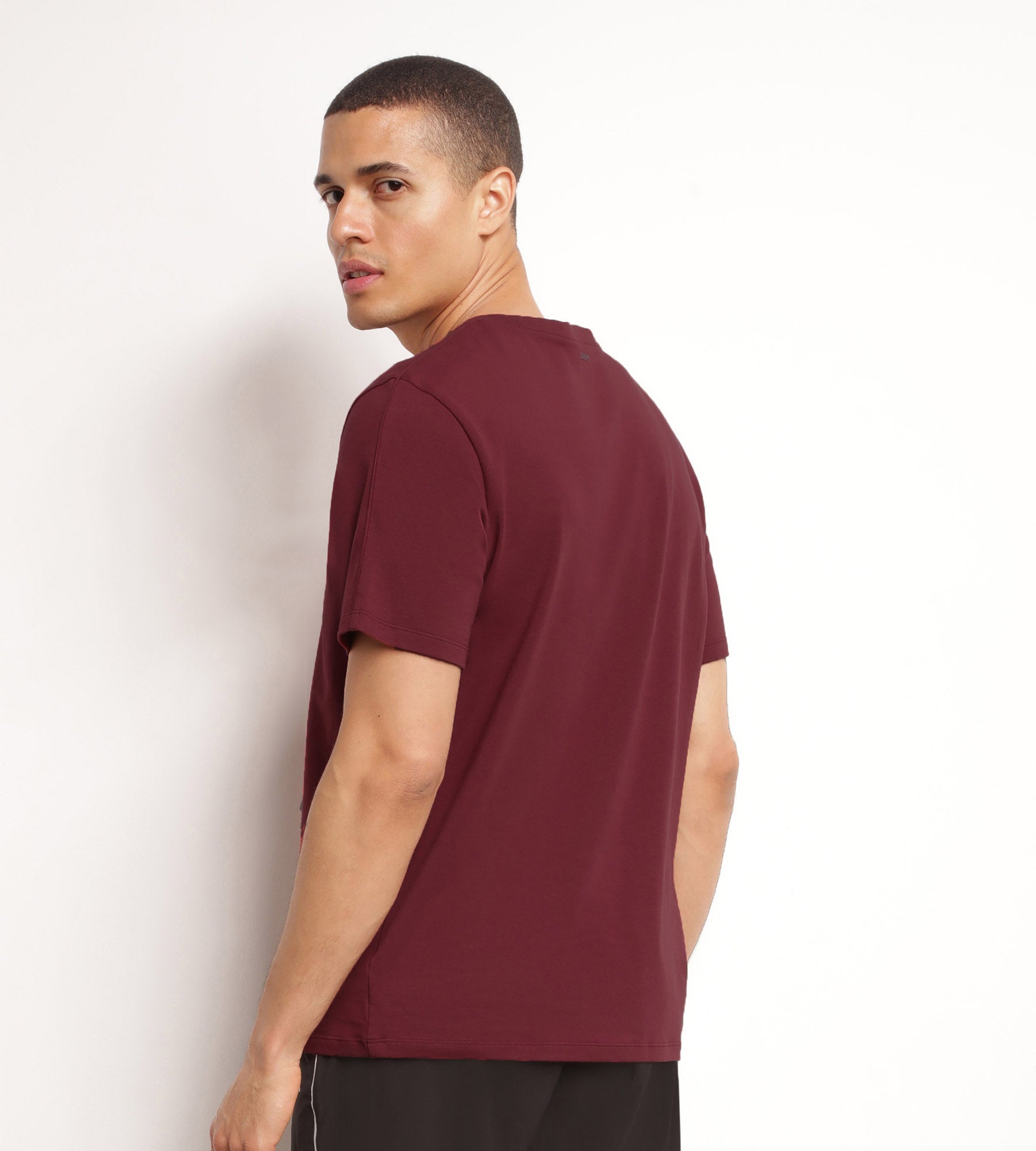 DIM Men's thermoregulating sports T-shirt in Dim Move Bordeaux jersey