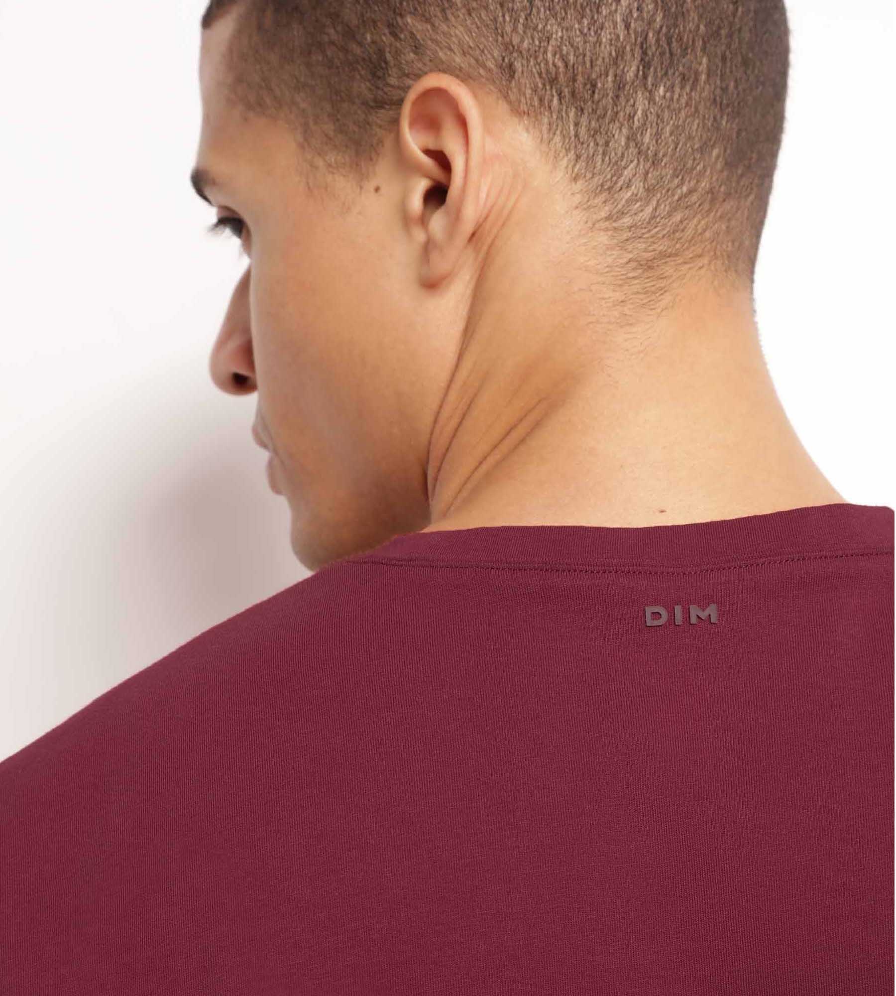 DIM Men's thermoregulating sports T-shirt in Dim Move Bordeaux jersey