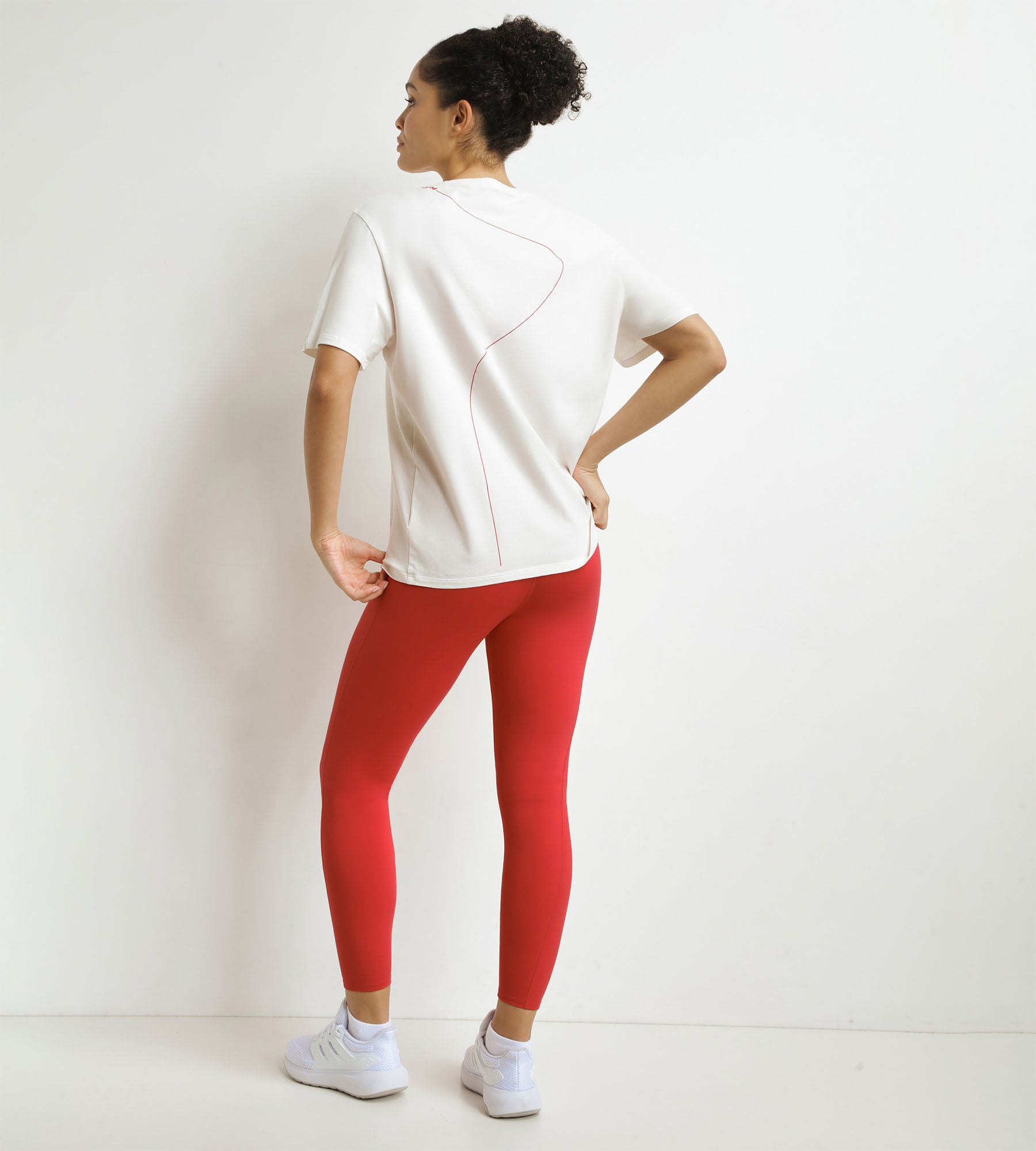 DIM Women's thermoregulating jersey sports T-shirt Red Dim Move