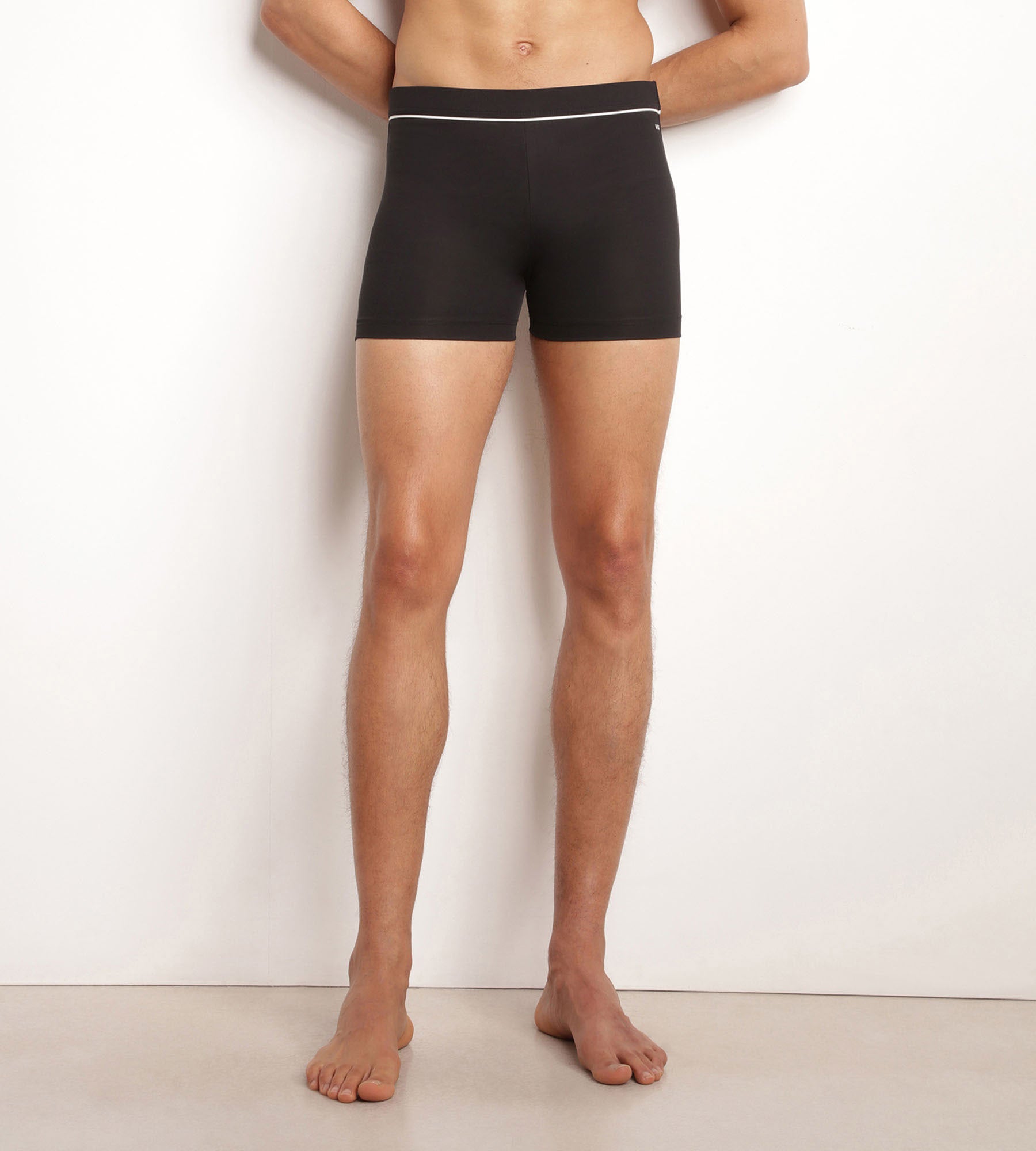 DIM Men's swimming costume in black microfibre Dim Move