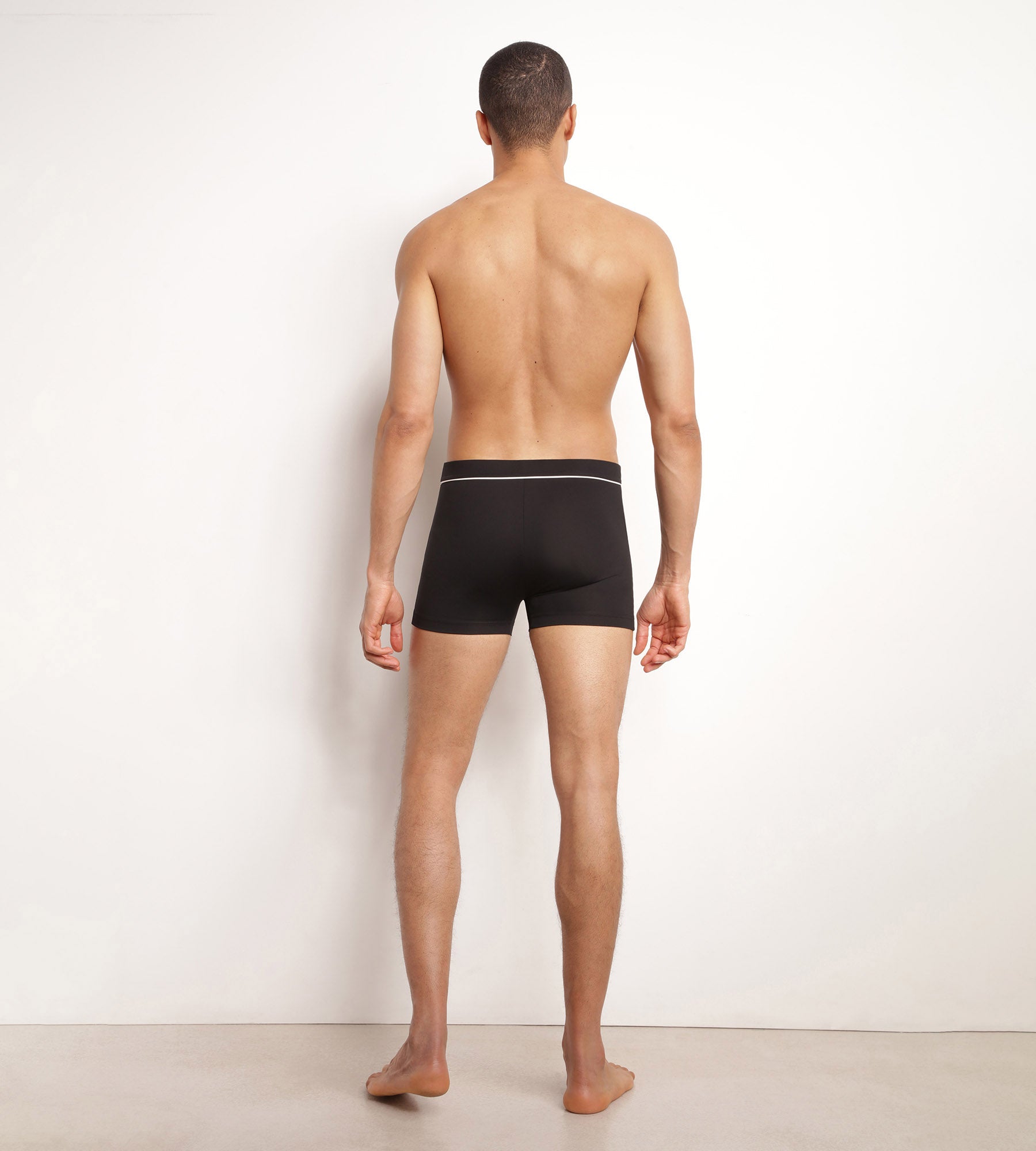 DIM Men's swimming costume in black microfibre Dim Move