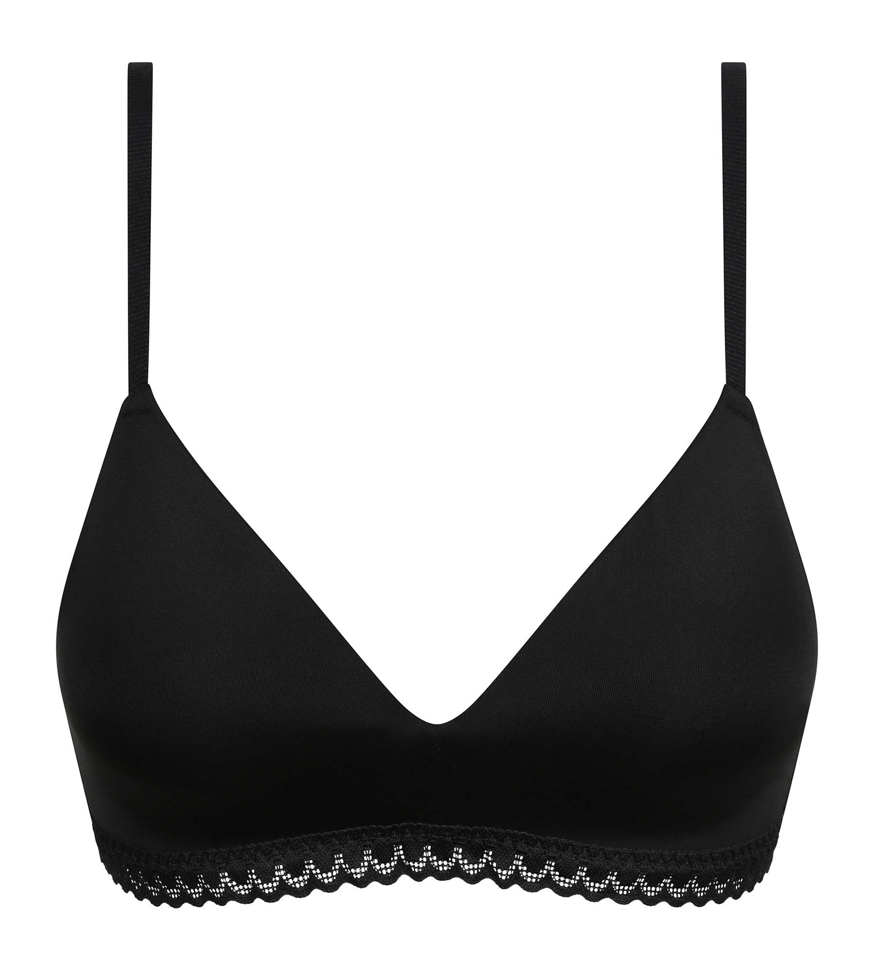 DIM Underwired padded triangle bra Black Daily Micro