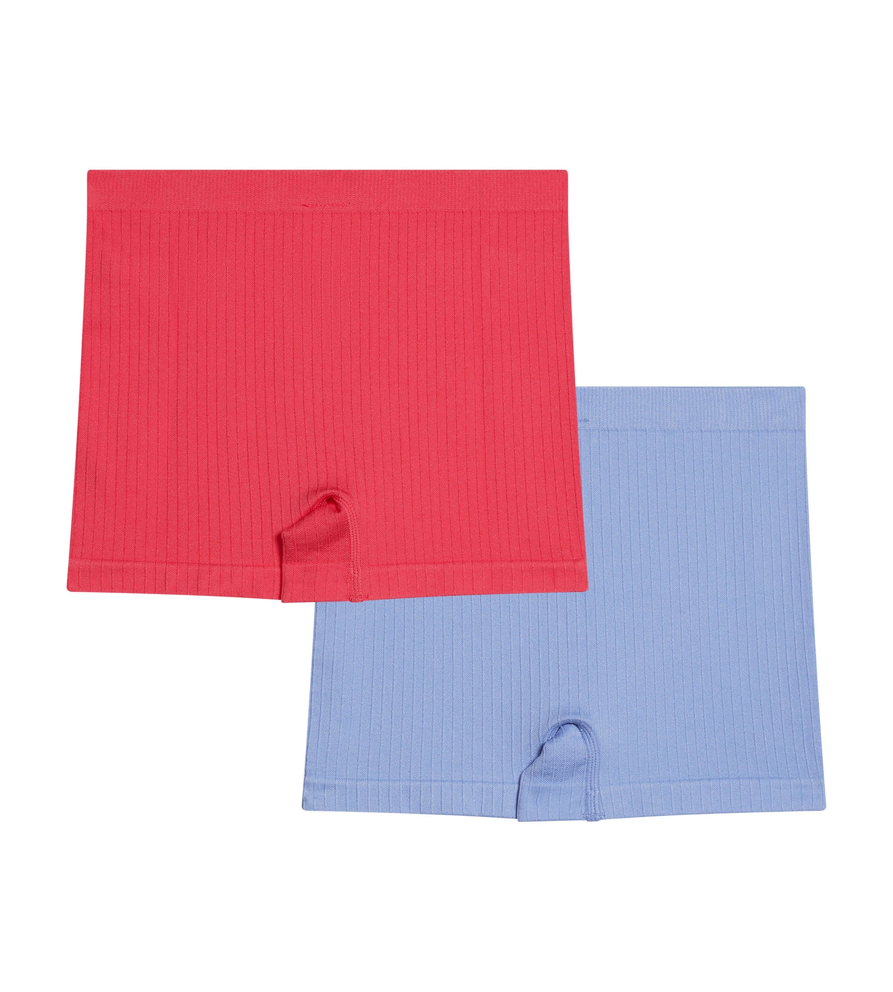 DIM Pack of 2 Chardon Blue and Pink Dim Seamless microfiber boxer shorts for girls