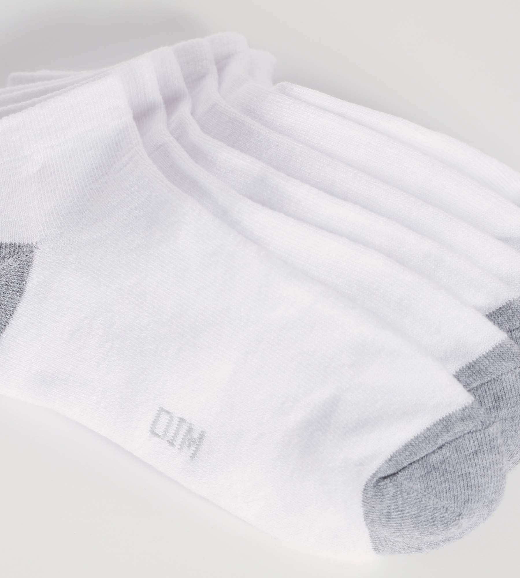 DIM Pack of 3 pairs of women's cotton socks White Grey EcoDim Sport