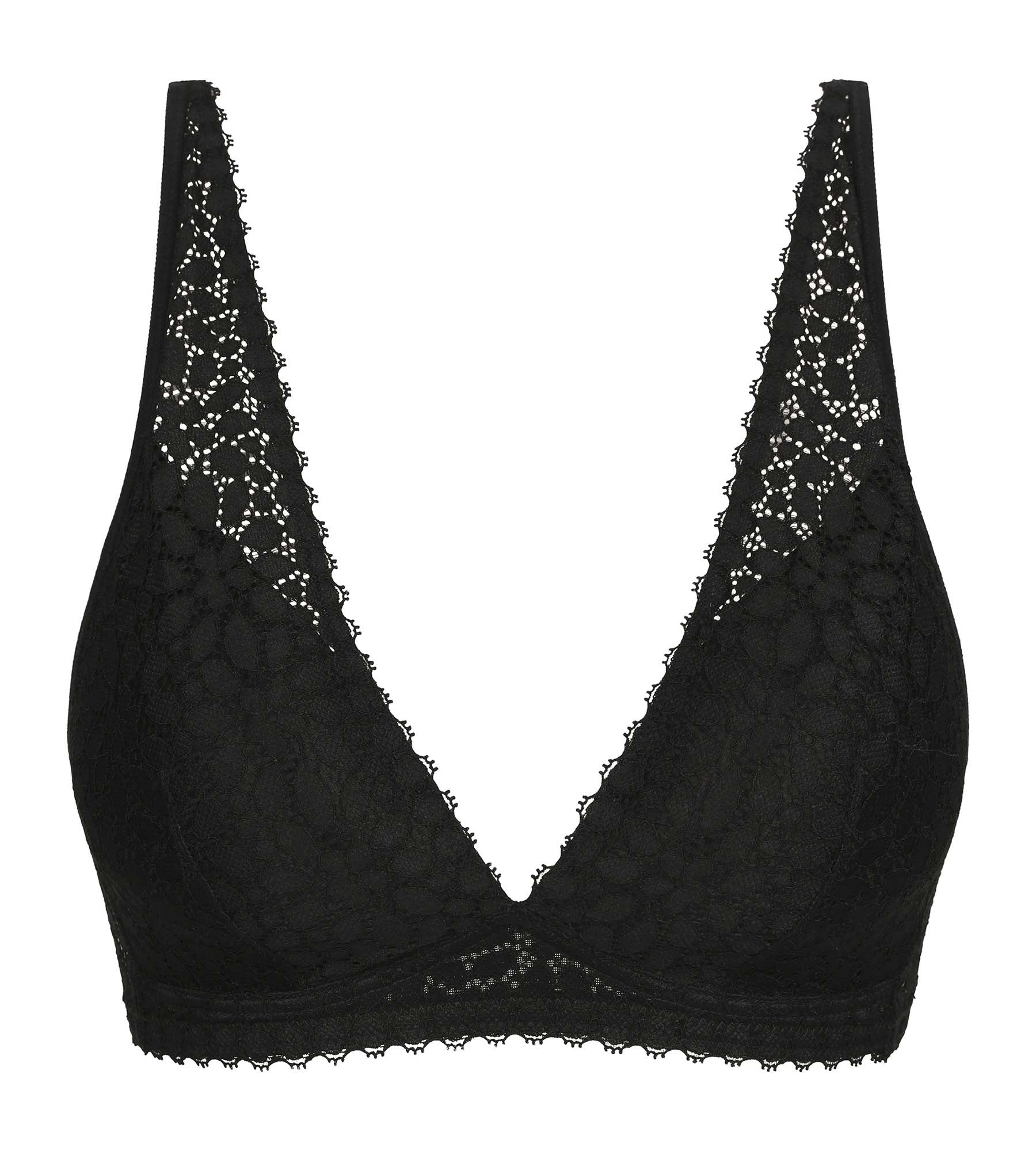 DIM Microfiber triangle bra Daily Dentelle Black
