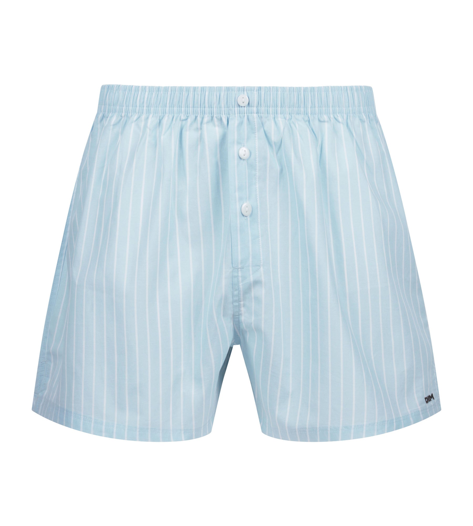 DIM Unisex Striped Blue Cotton Pyjama Shorts