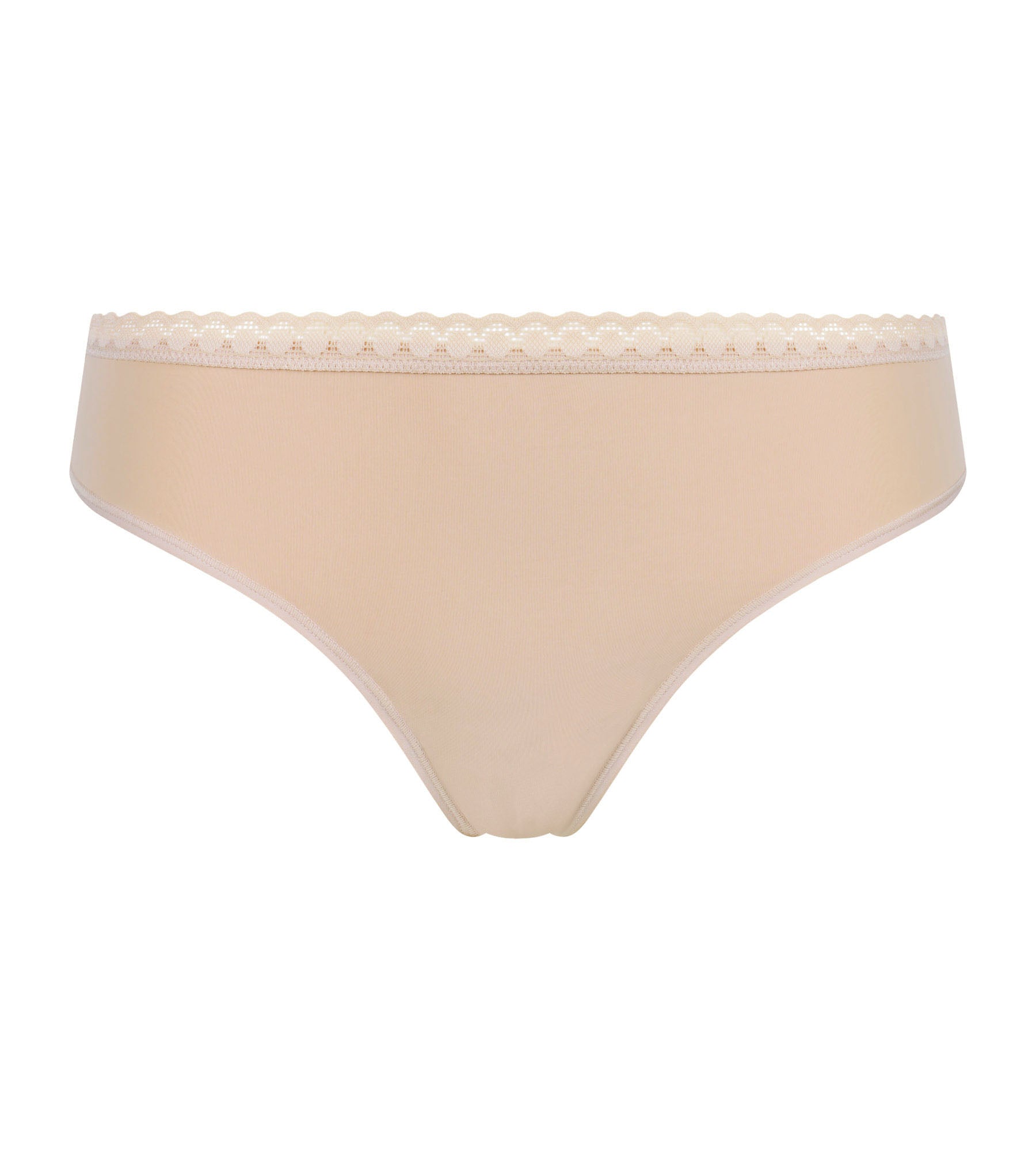 DIM Women's thong with lace Nude Daily Micro